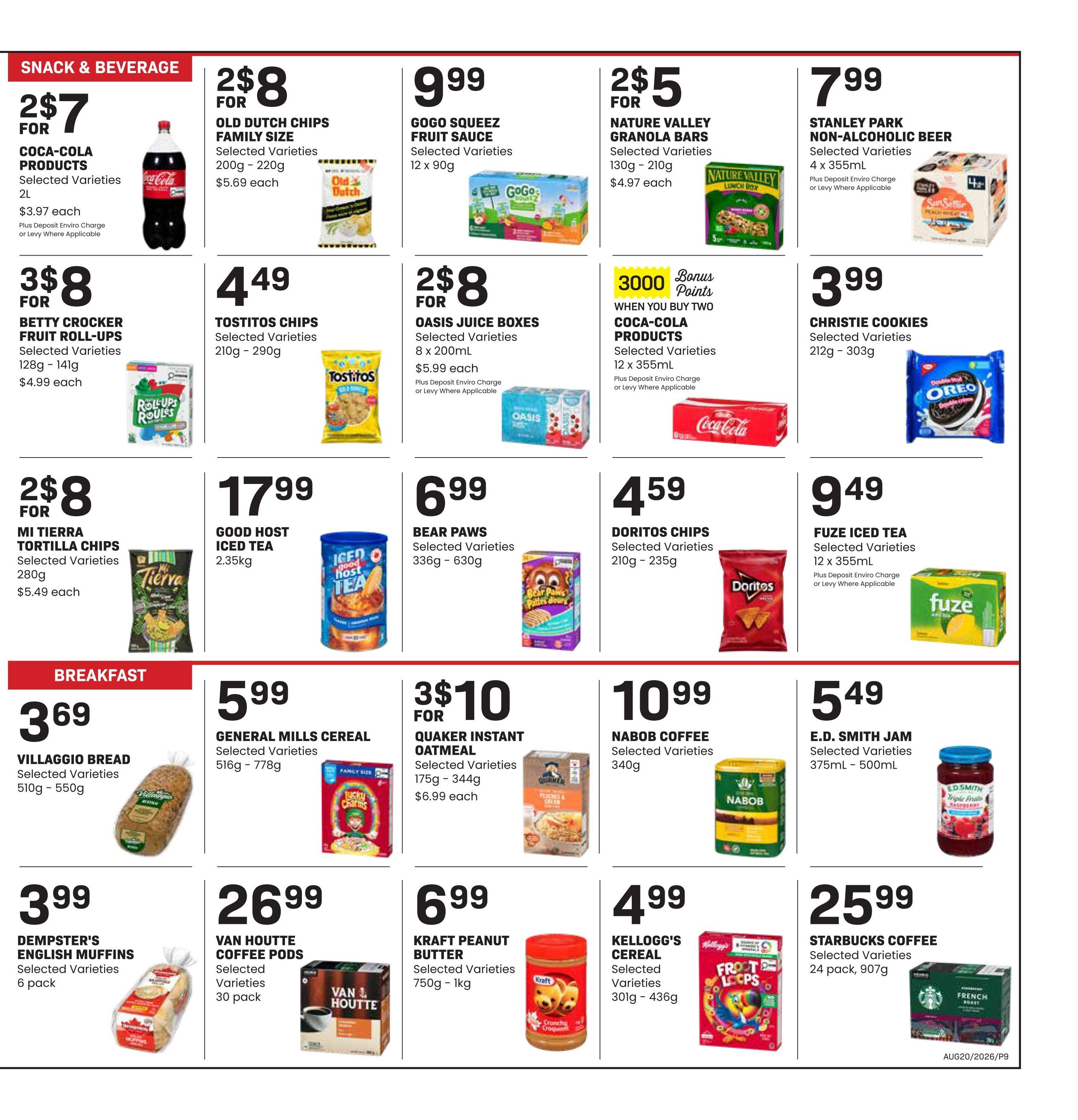 Freson Bros. Flyer August 14 to 20