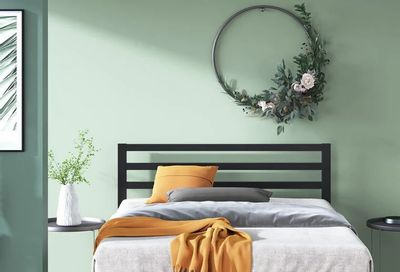 Walmart: Zinus Mia Queen Metal Platform Bed Frame with Headboard, No Box Spring Needed $50