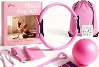 Amazon.ca: 15Pcs Pilates Ring Kit – Only $29 (Clearance Deal)