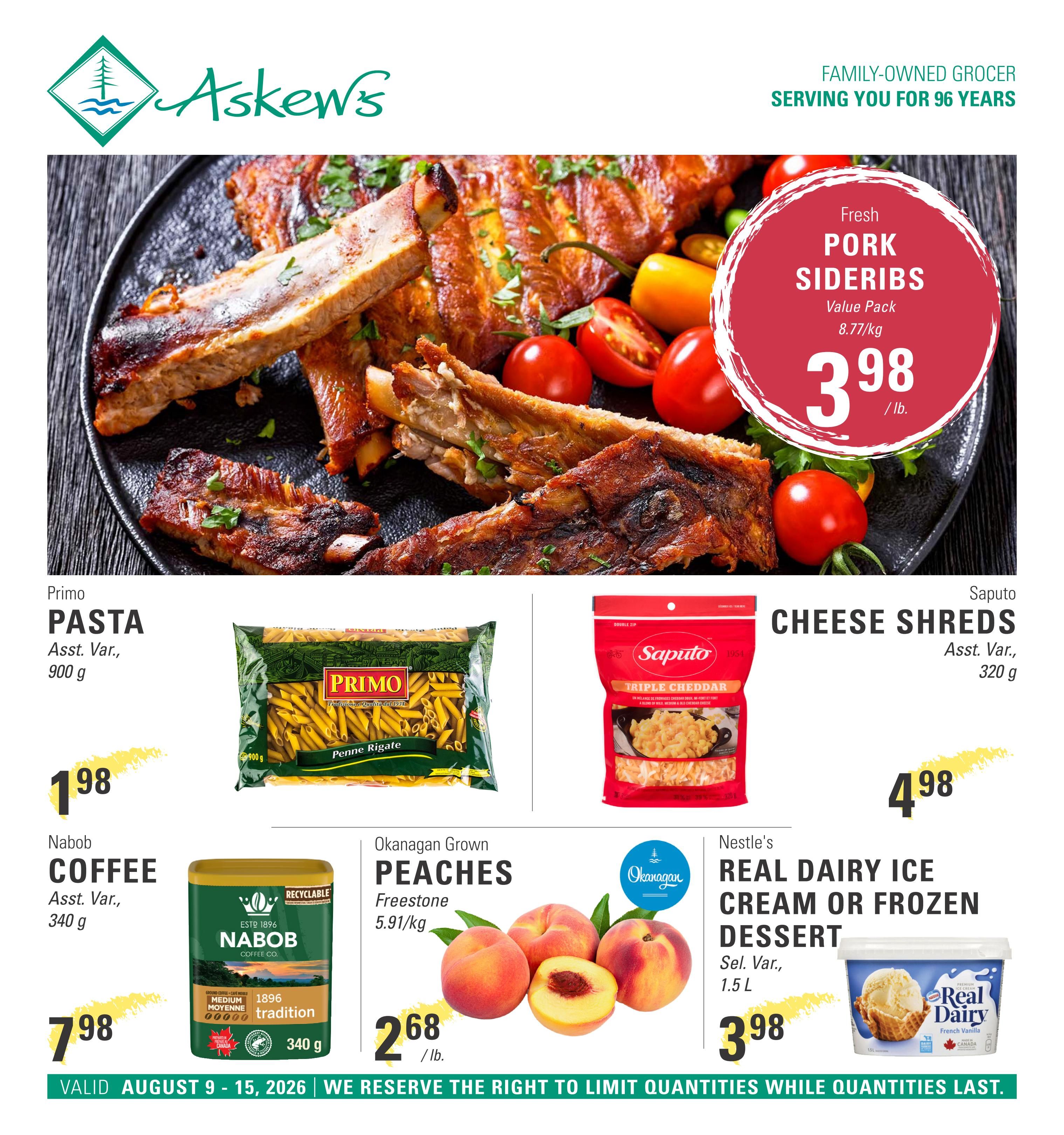 Askews Foods Flyer August 9 to 15