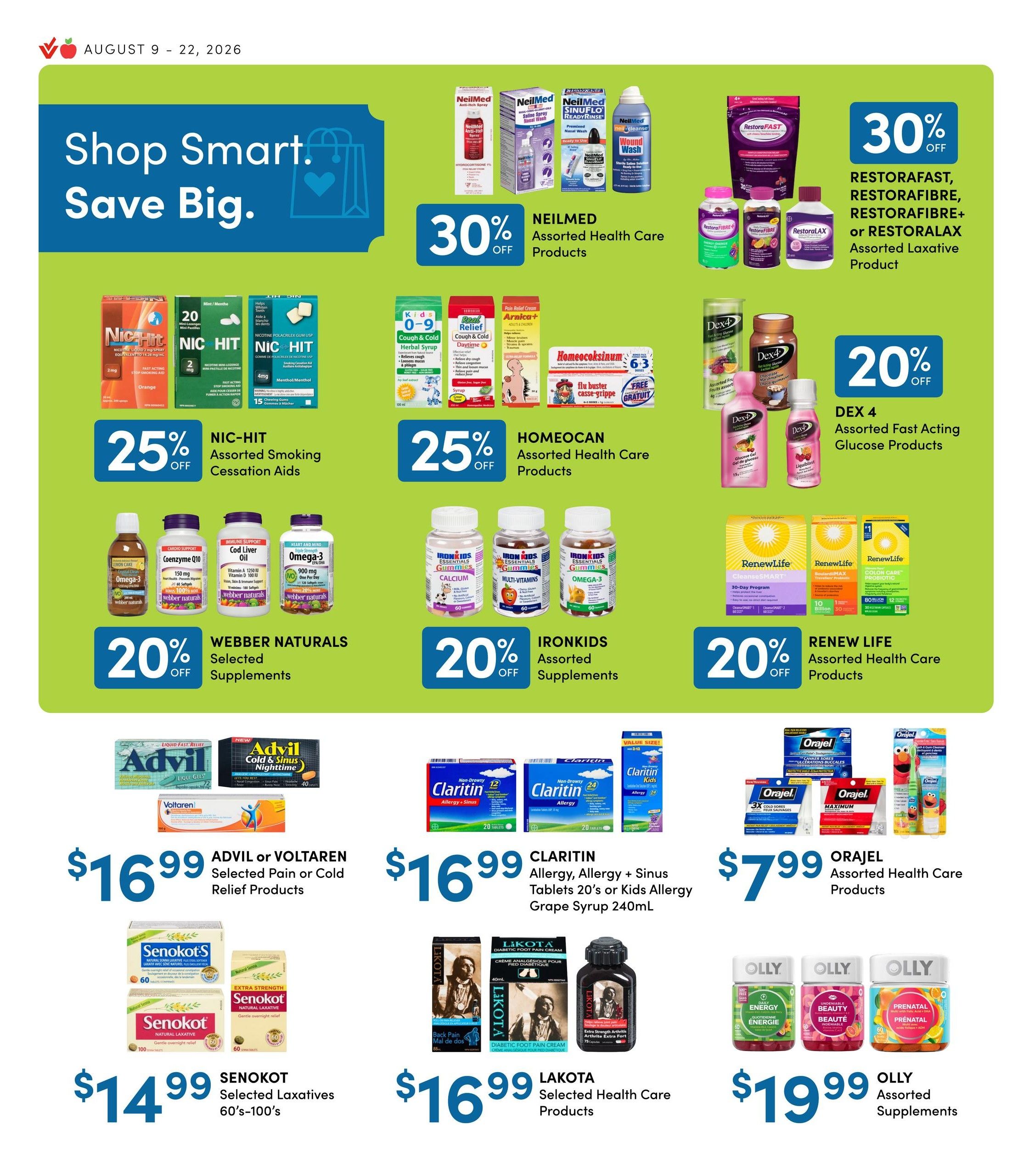 Value Drug Mart Flyer August 9 to 22