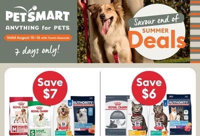 PetSmart Flyer August 10 to 16