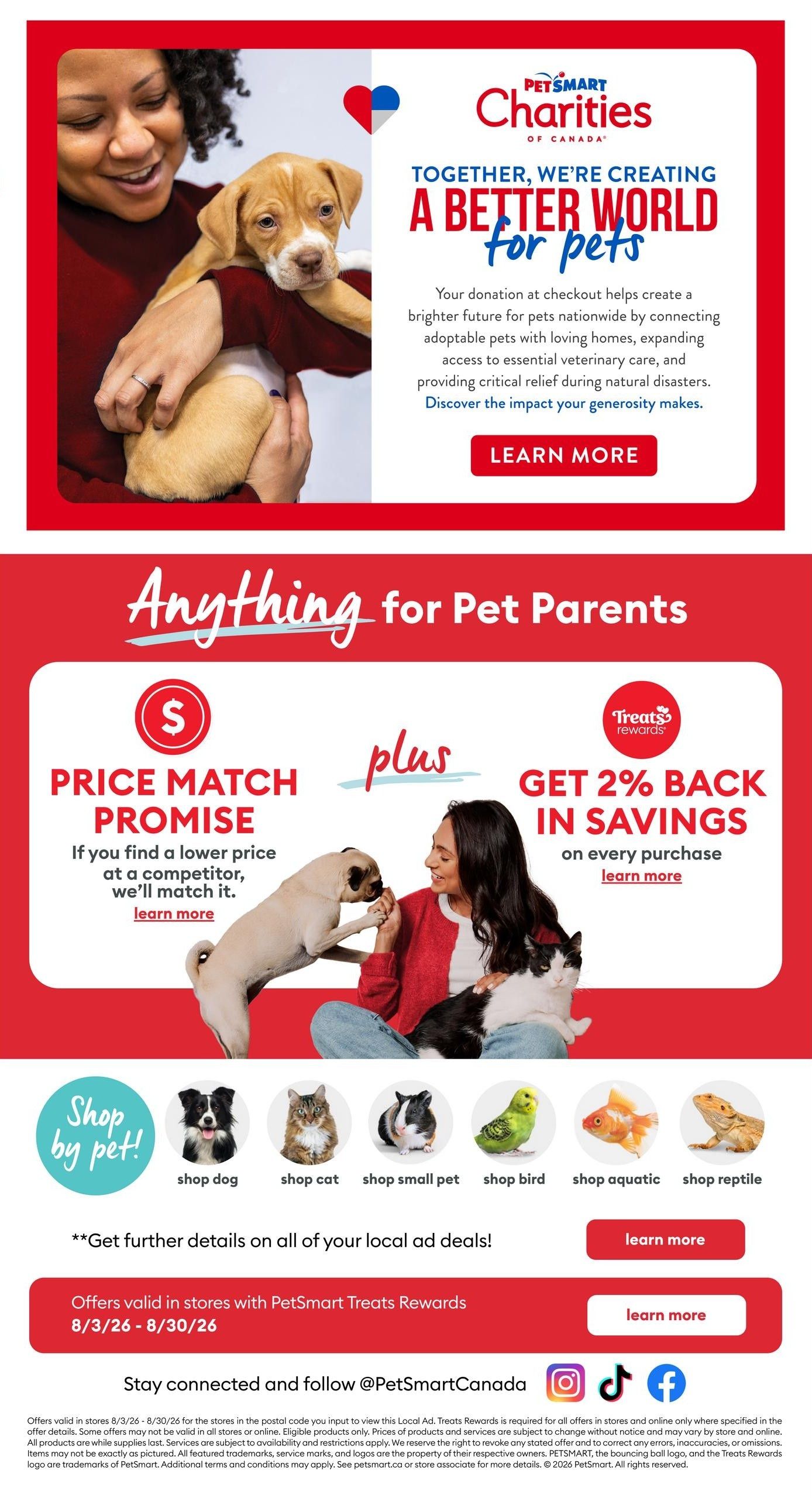 PetSmart Flyer August 10 to 16