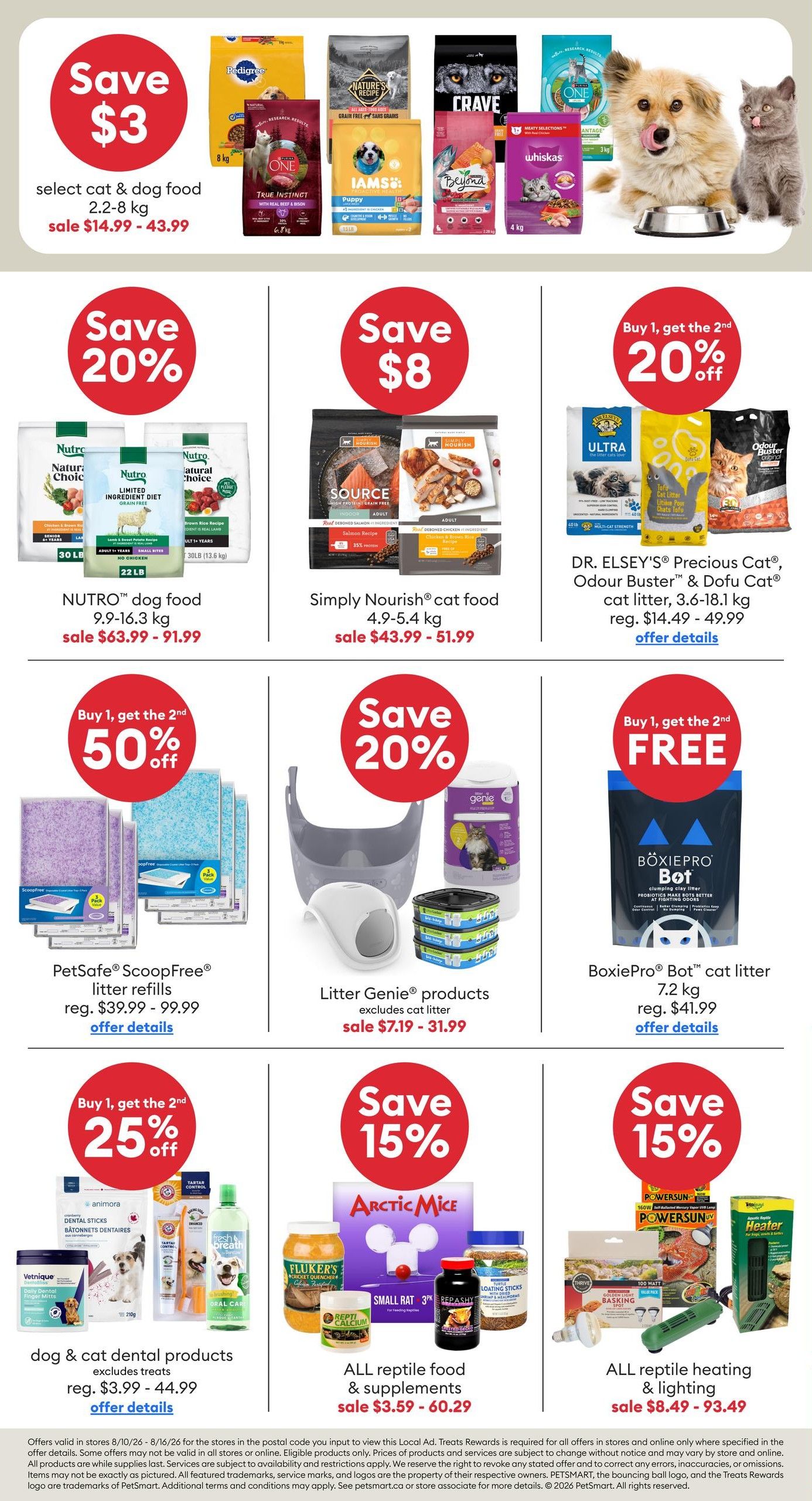PetSmart Flyer August 10 to 16