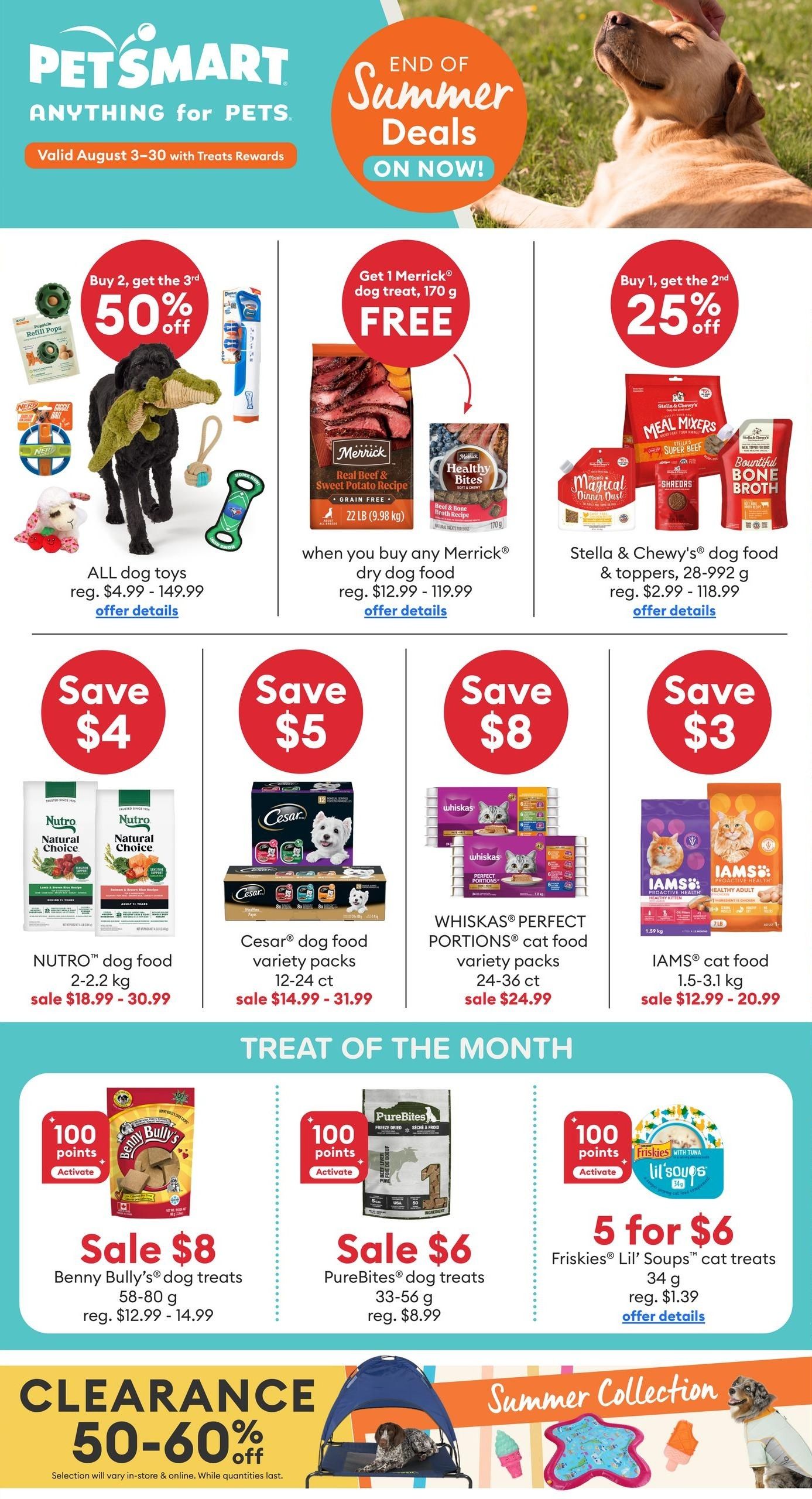 PetSmart Flyer August 10 to 16