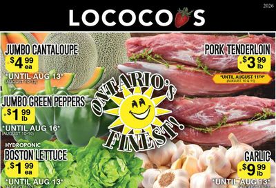 Lococo's Flyer August 10 to 13