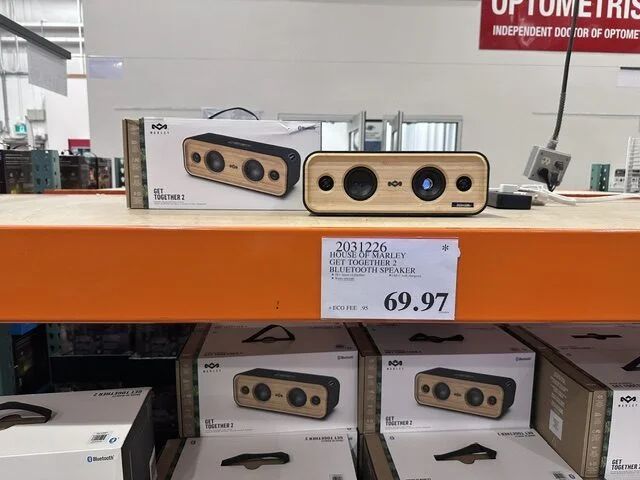 Costco: House of Marley Get Together 2 Speaker $69.97 Instore Only Costco Willingdon, Burnaby Costco: House of Marley Get Together 2 Speaker $69.97 Instore Only Costco Willingdon, Burnaby