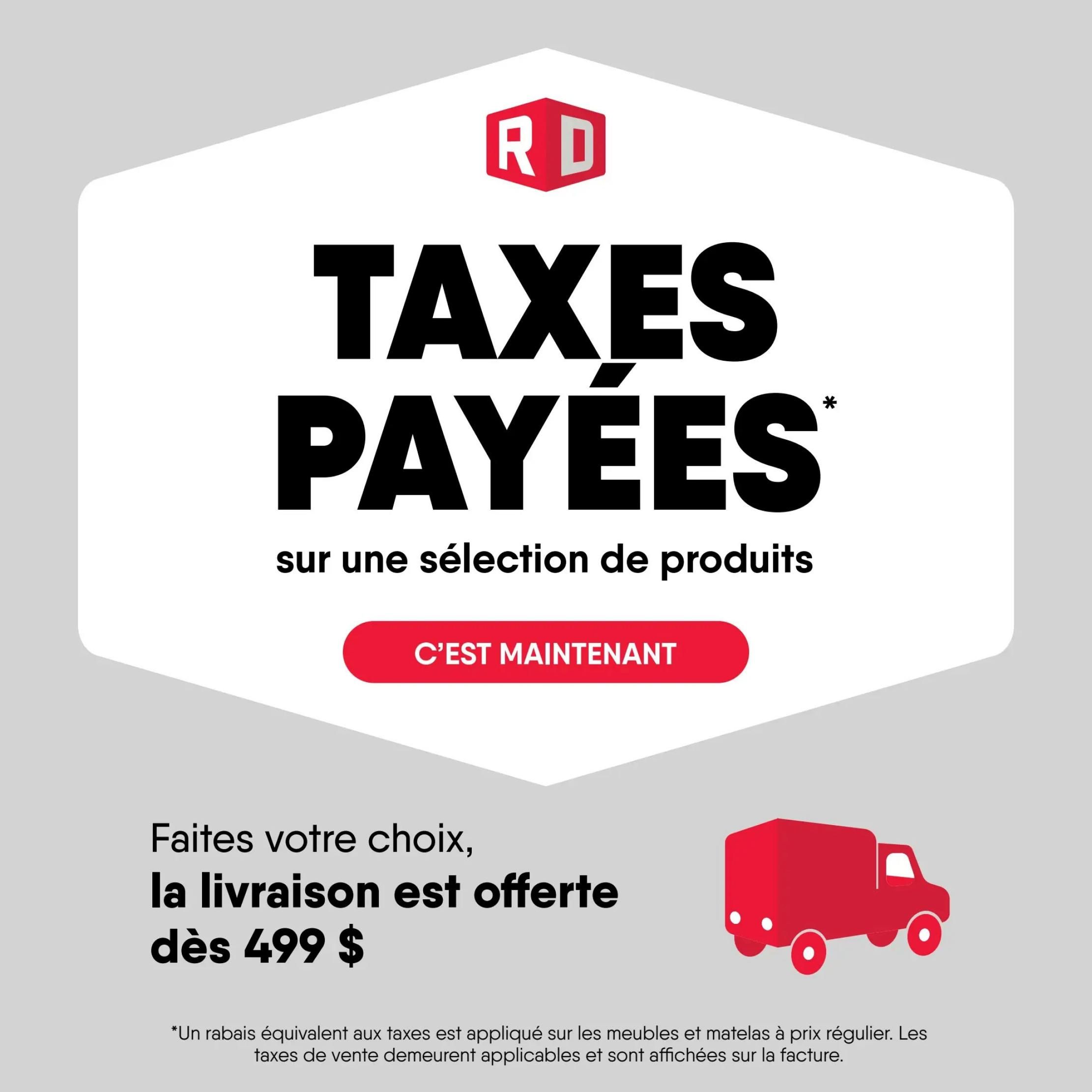 Meubles RD Flyer August 10 to 16