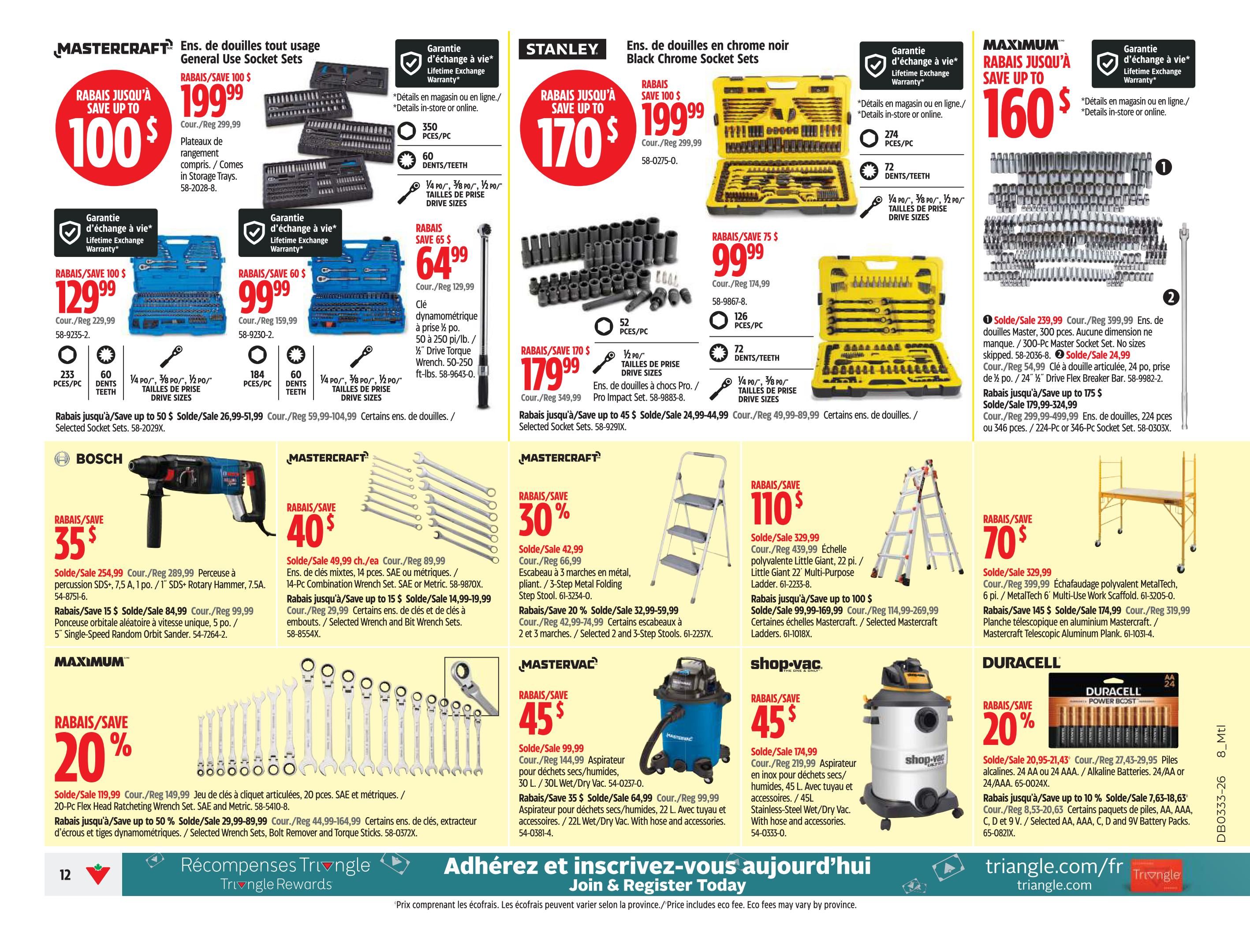Canadian Tire (QC) Flyer August 13 to 20