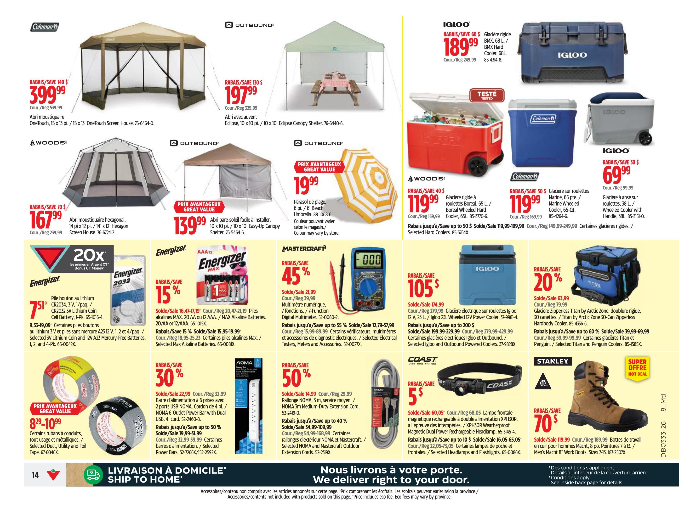 Canadian Tire (QC) Flyer August 13 to 20