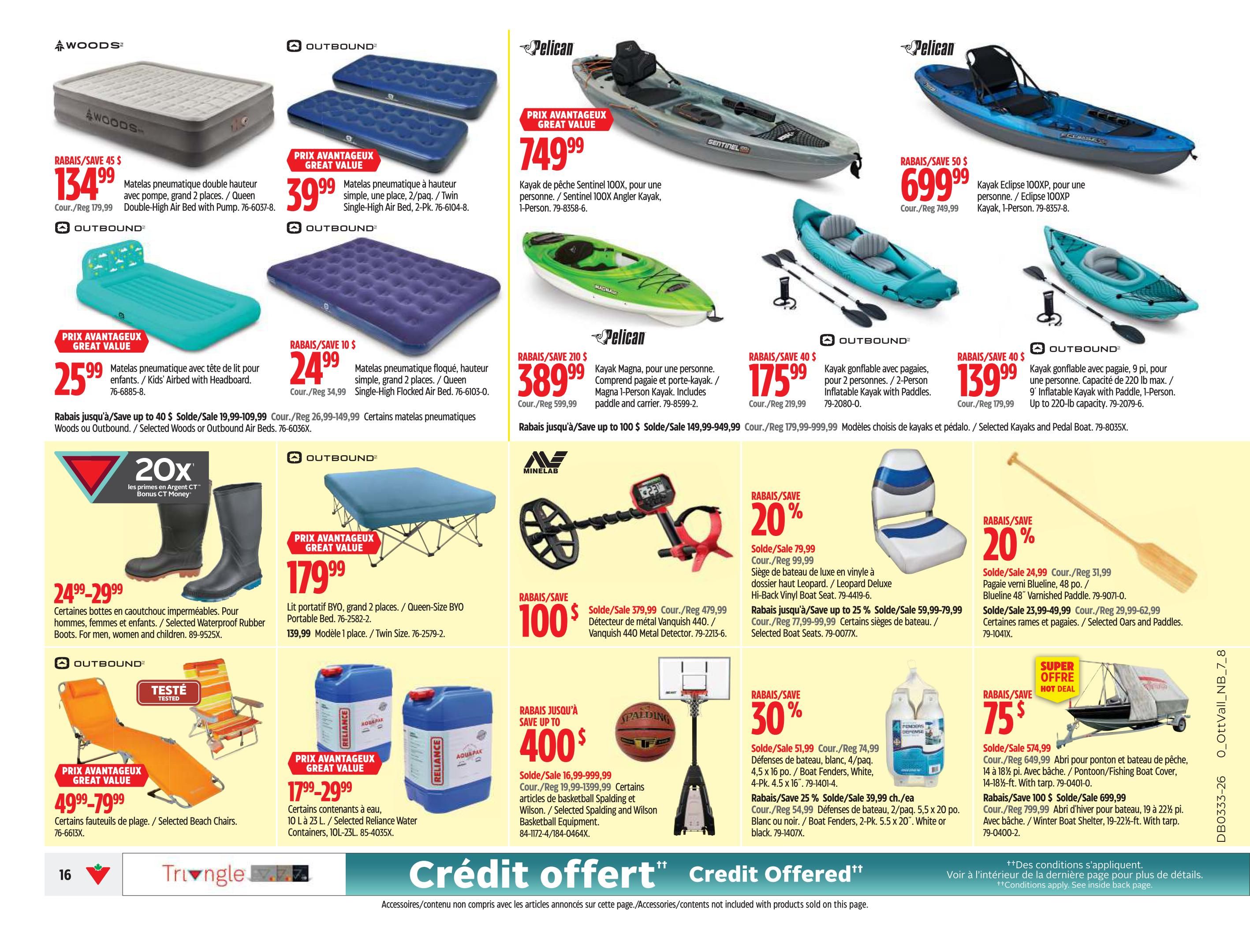 Canadian Tire (QC) Flyer August 13 to 20