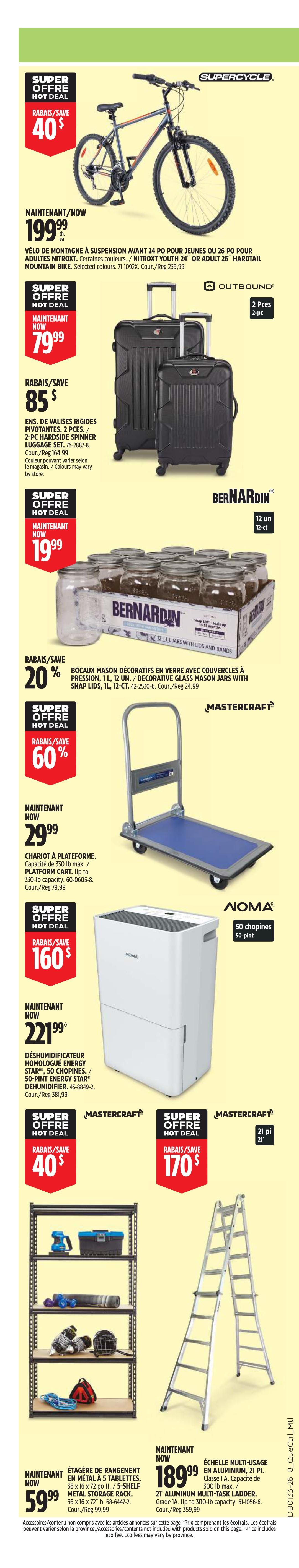Canadian Tire (QC) Flyer August 13 to 20