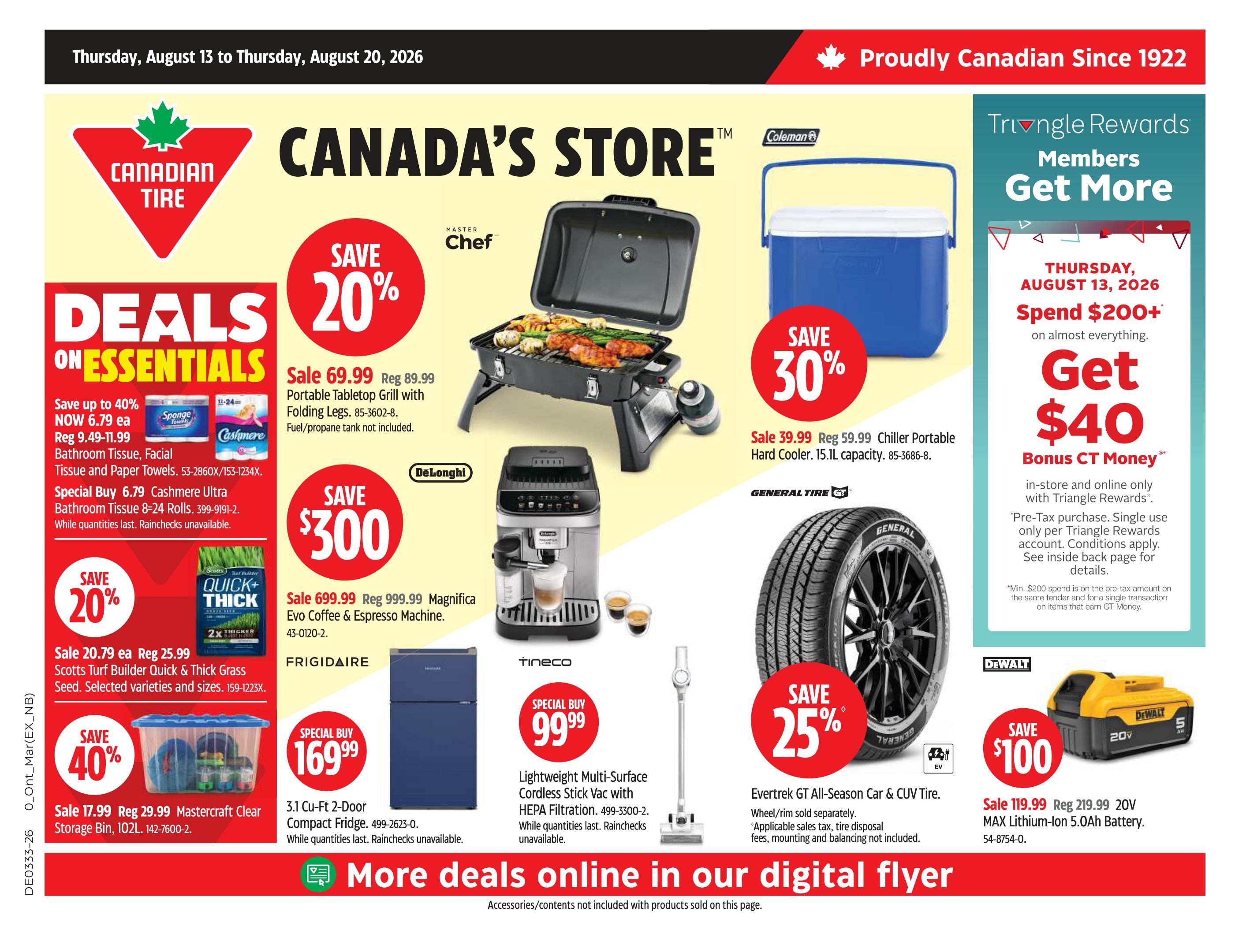 Canadian Tire (ON) Flyer August 13 to 20