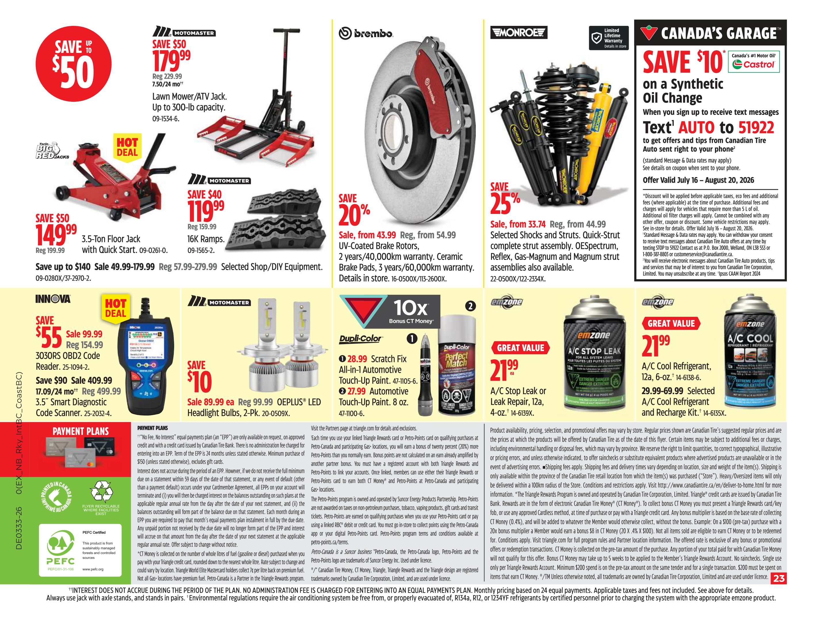 Canadian Tire (ON) Flyer August 13 to 20