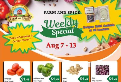 Farm And Spice Grocers Flyer August 7 to 13