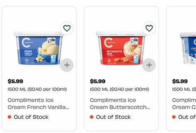 Fresh Co: Compliments Ice Cream 1.5L $2.99 (reg. $5.99) & Mars Singles Chocolate Bars $0.99 + 100 Scene Points WUB2 (August 13-19)