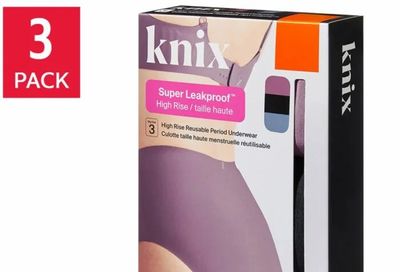 Costco: Knix Women's Super Leakproof Period High Rise Underwear, 3-pack $29.97