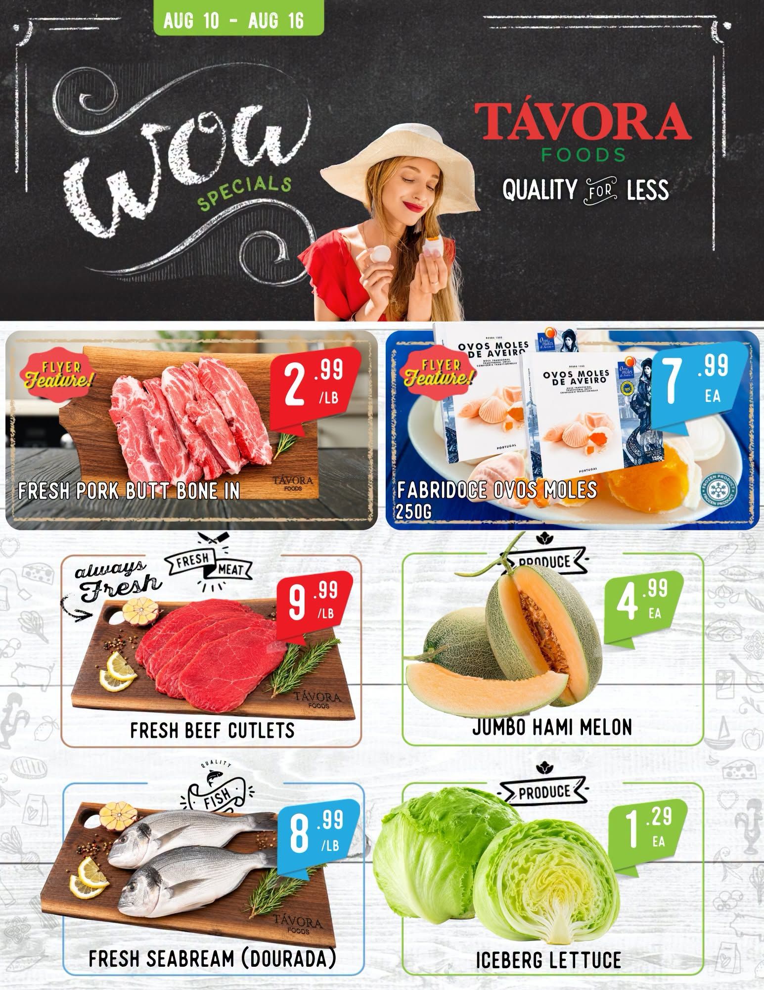 Tavora Foods Flyer August 10 to 16