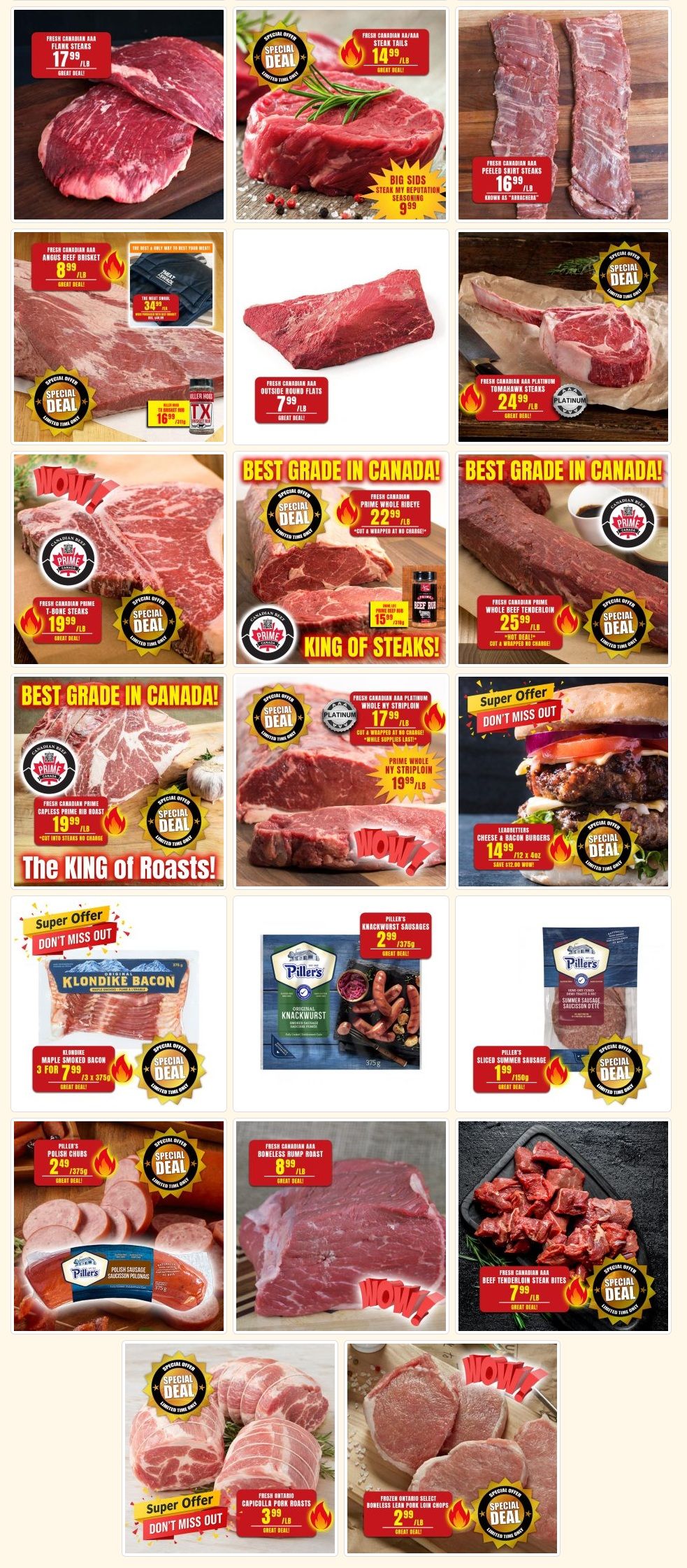 Robert's Quality Fresh Meats Flyer August 10 to 17