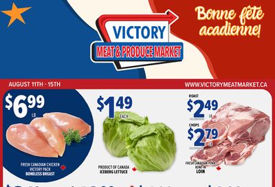 Victory Meat Market Flyer August 11 to 15