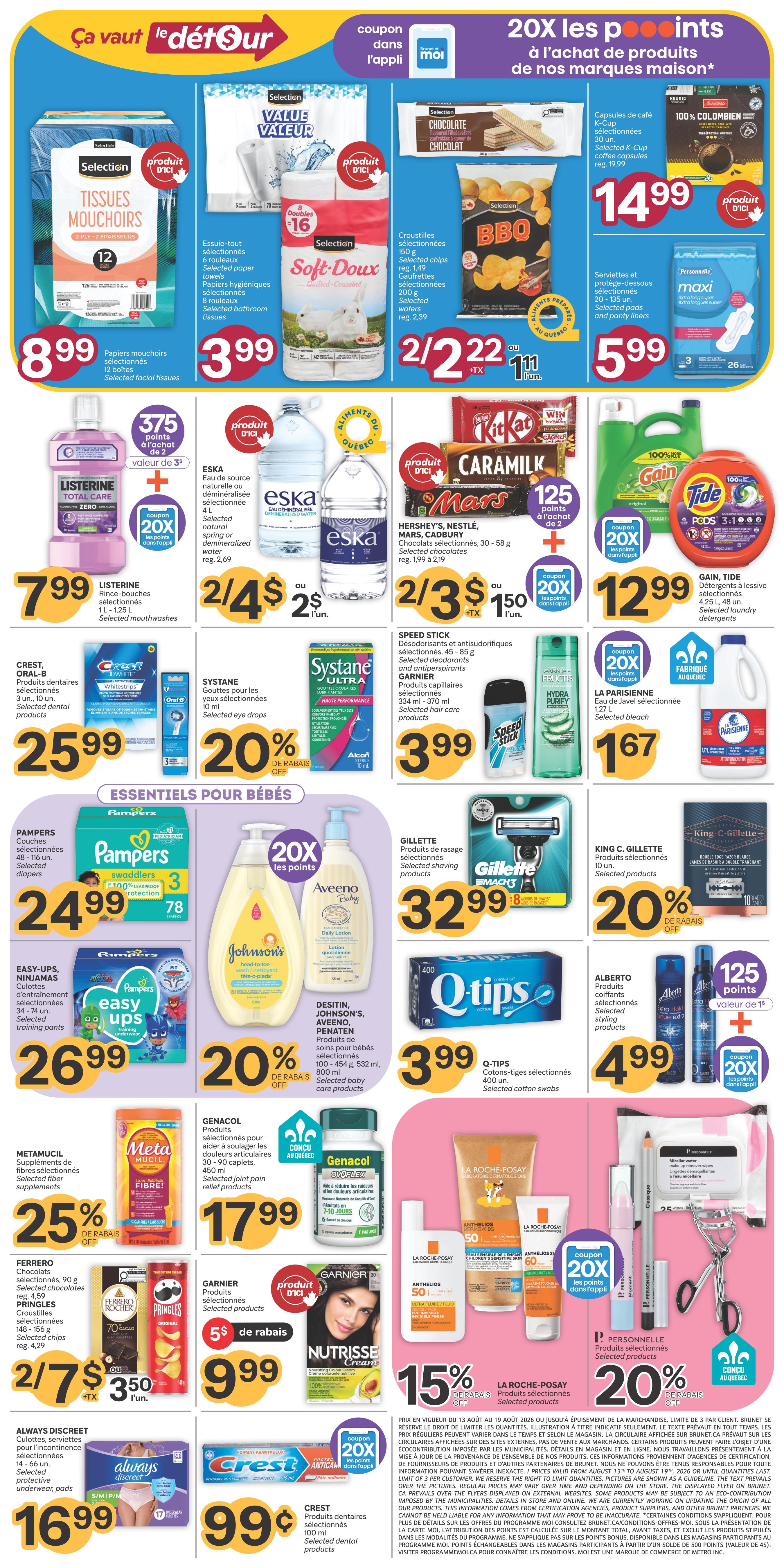 Brunet Flyer August 13 to 19
