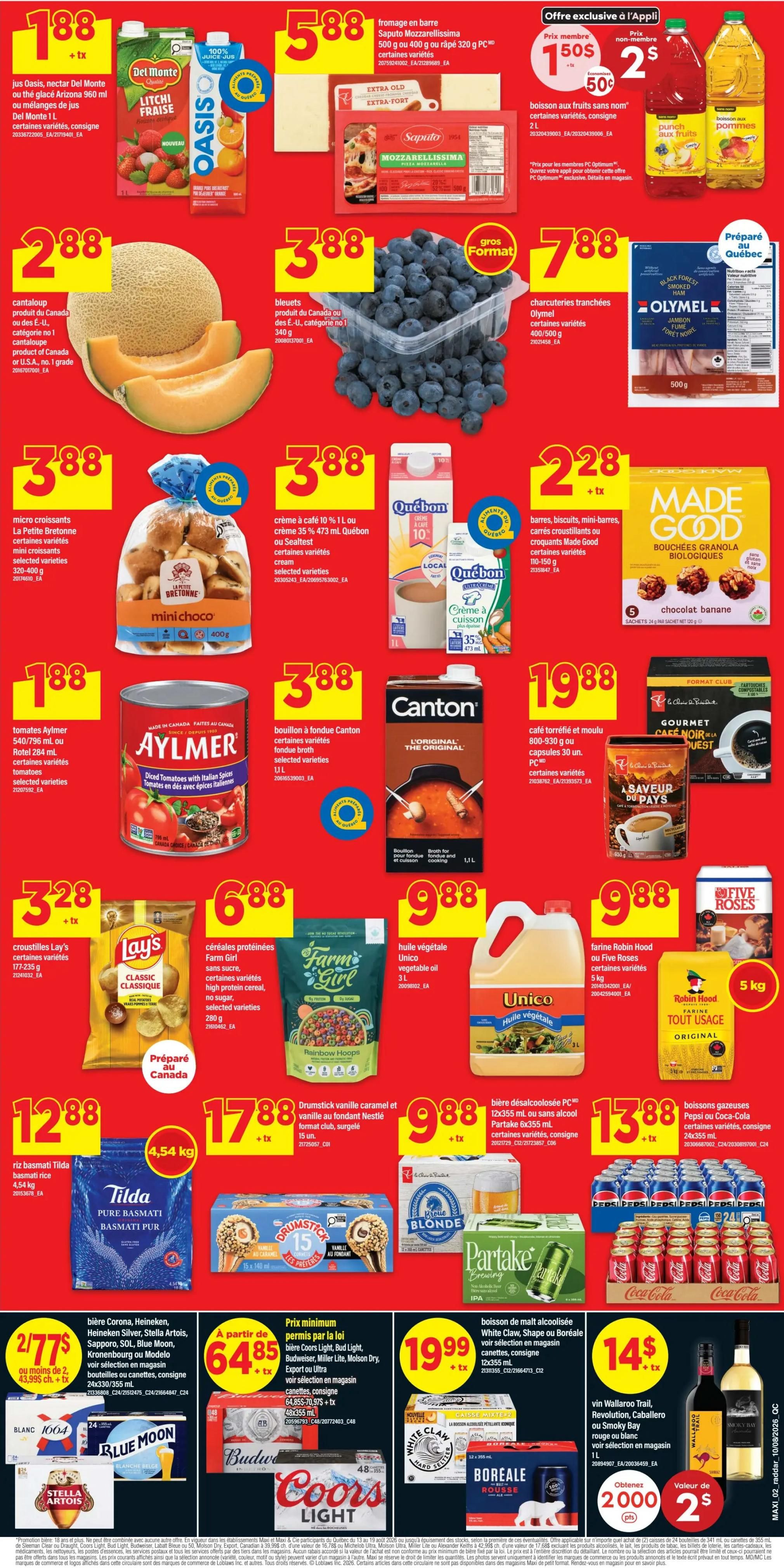 Maxi Flyer August 13 to 19