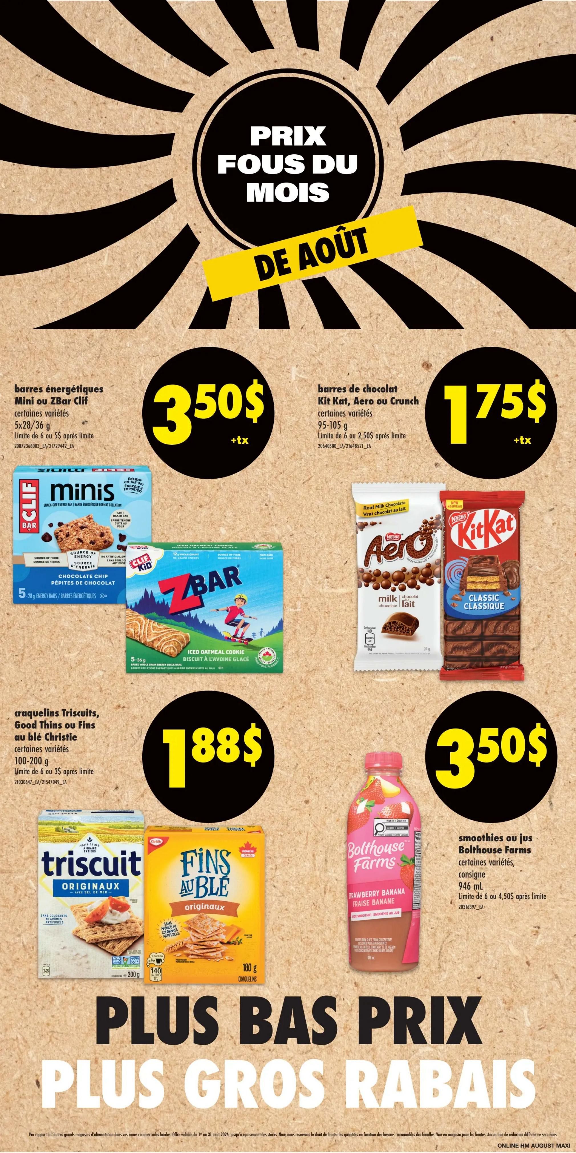 Maxi Flyer August 13 to 19