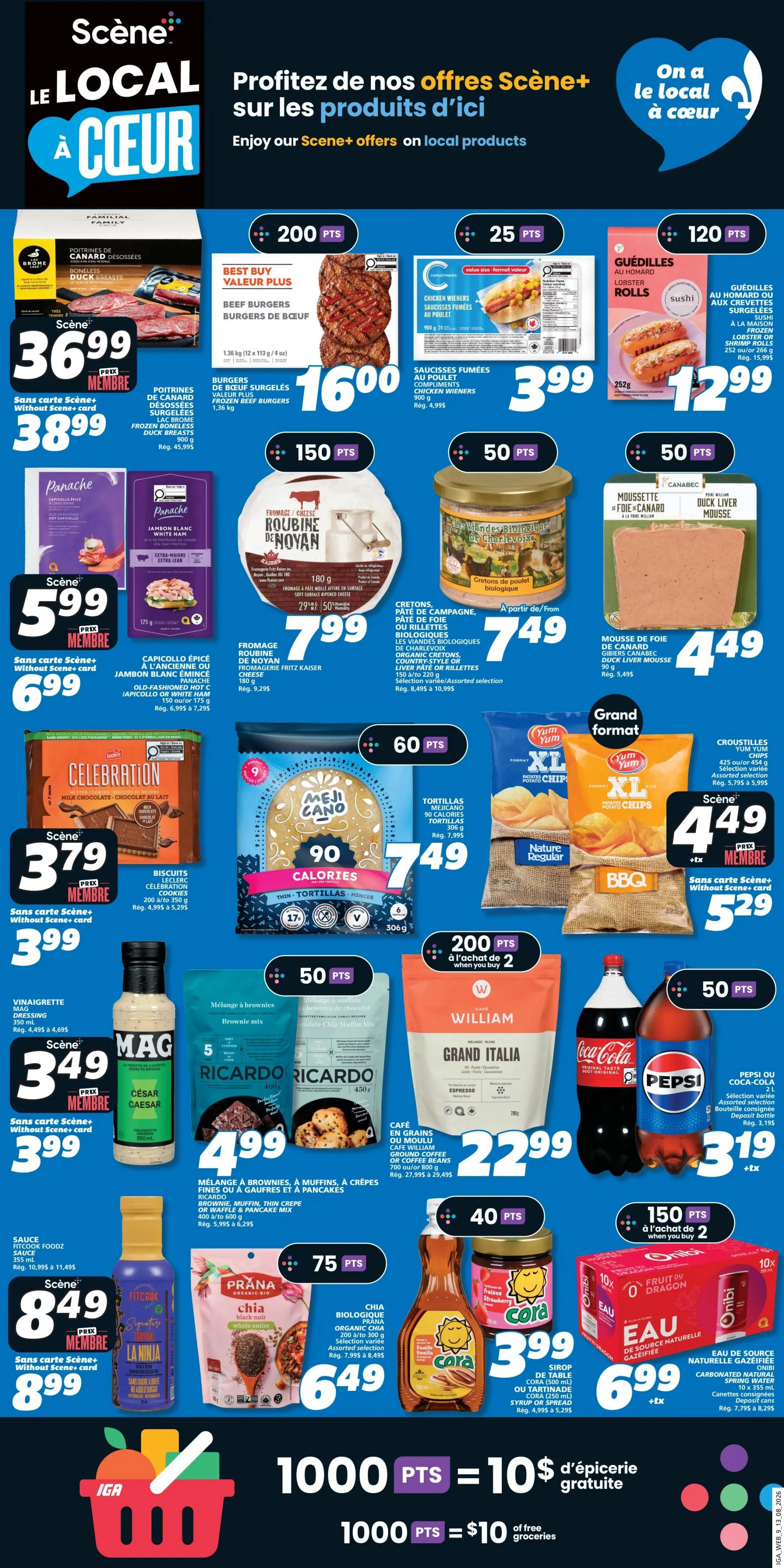 IGA (QC) Flyer August 13 to 19
