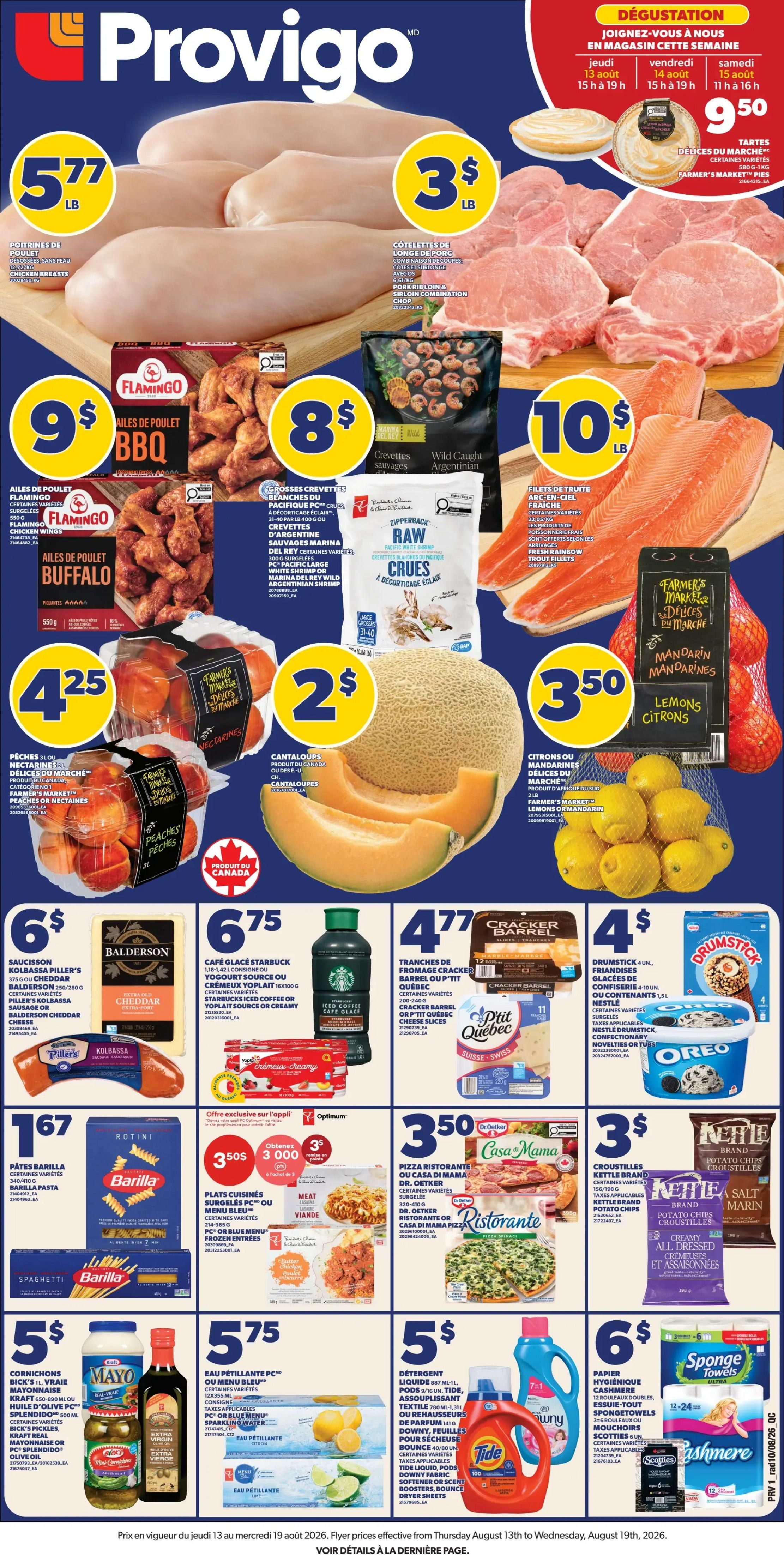 Provigo Flyer August 13 to 19