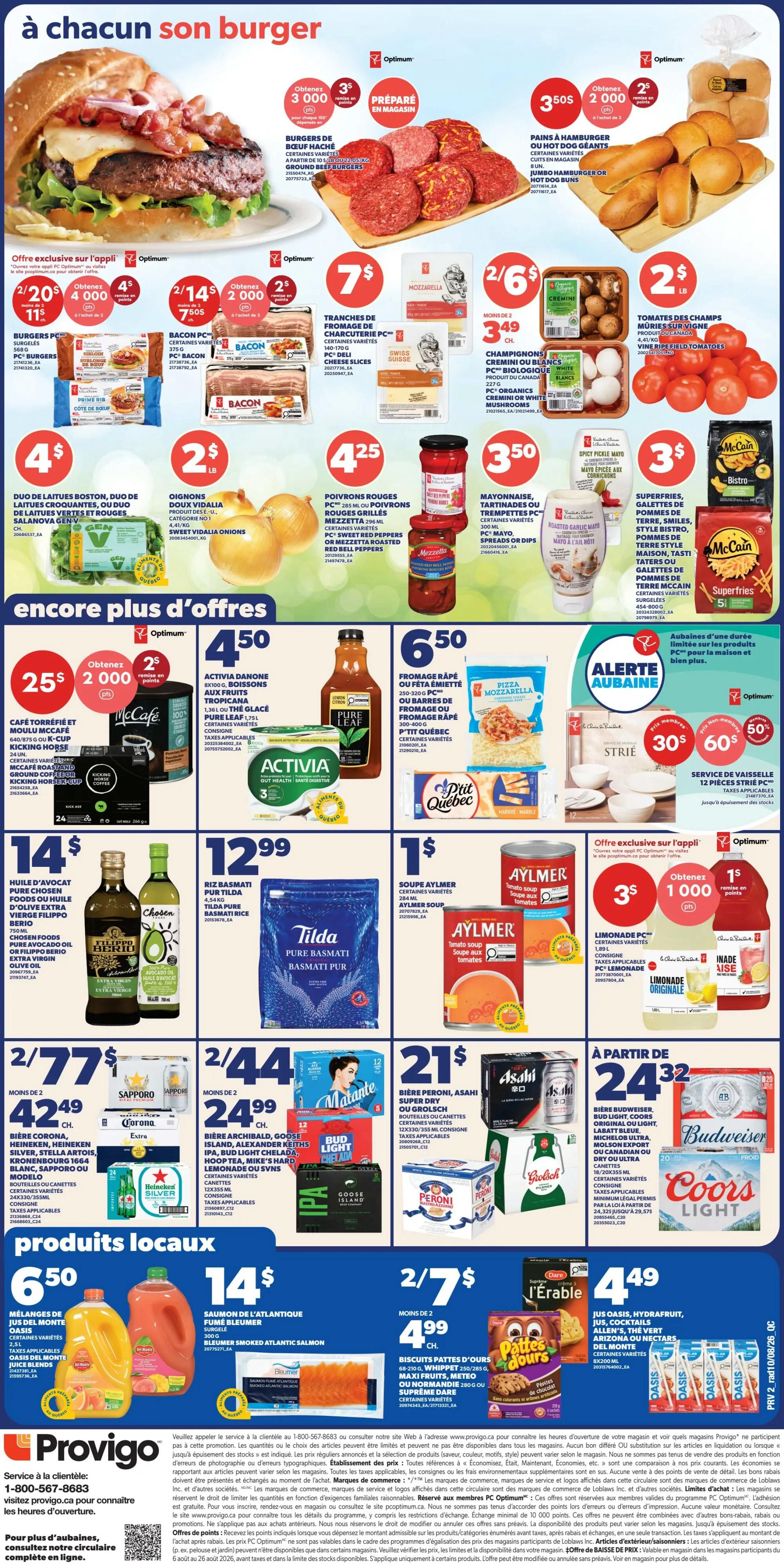 Provigo Flyer August 13 to 19