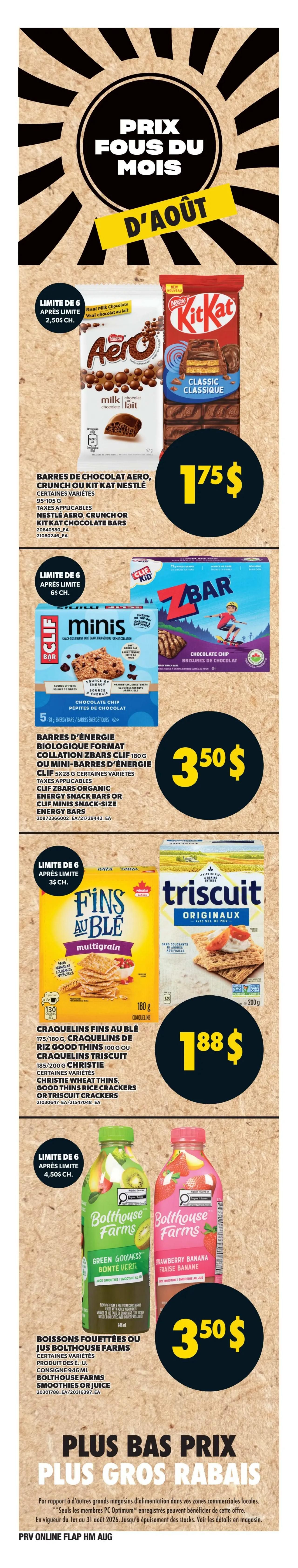 Provigo Flyer August 13 to 19