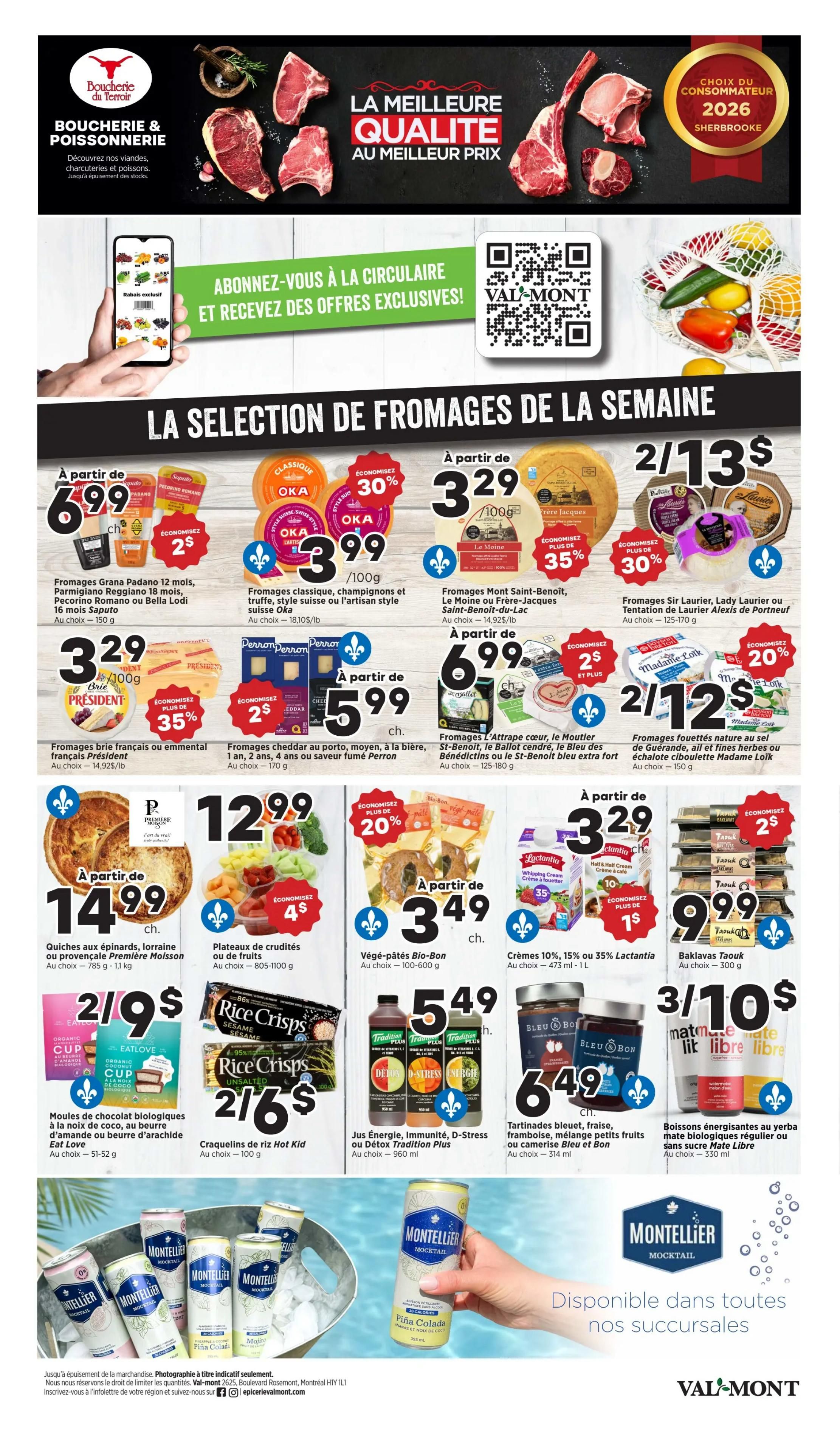 Val-Mont Flyer August 13 to 19