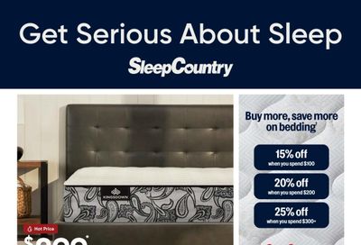 Sleep Country Flyer August 12 to 27