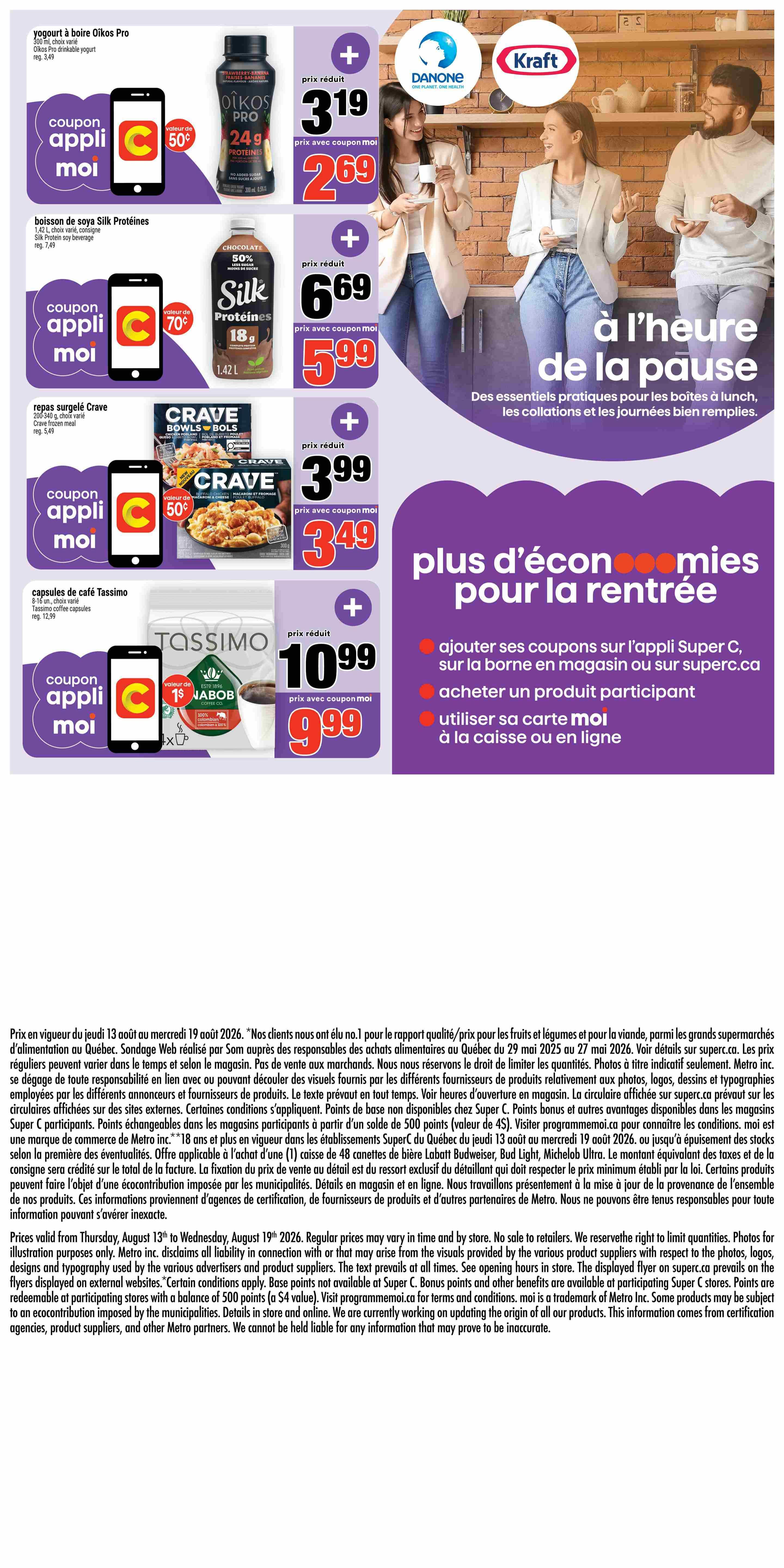 Super C Flyer August 13 to 19