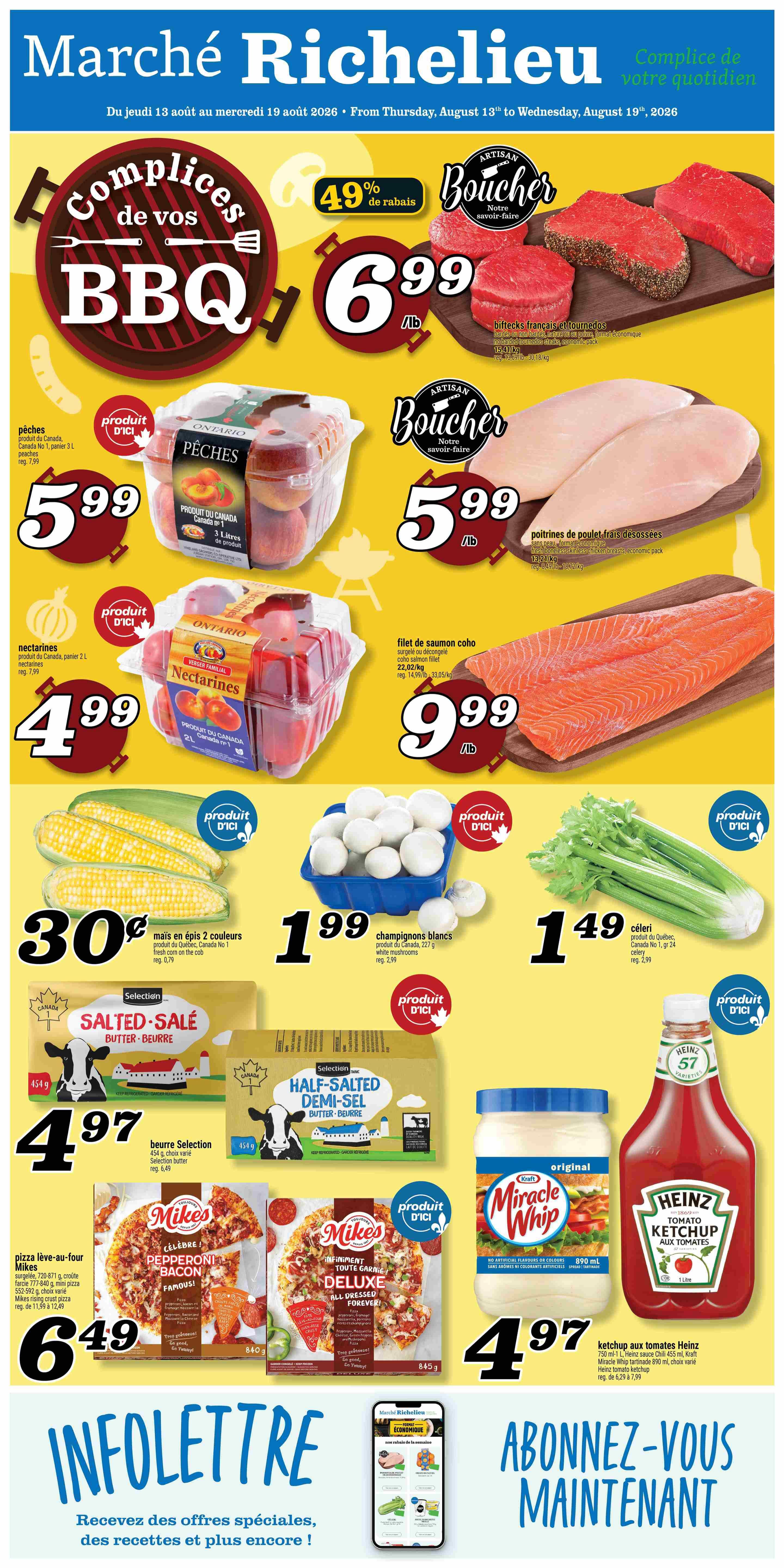 Marche Richelieu Flyer August 13 to 19