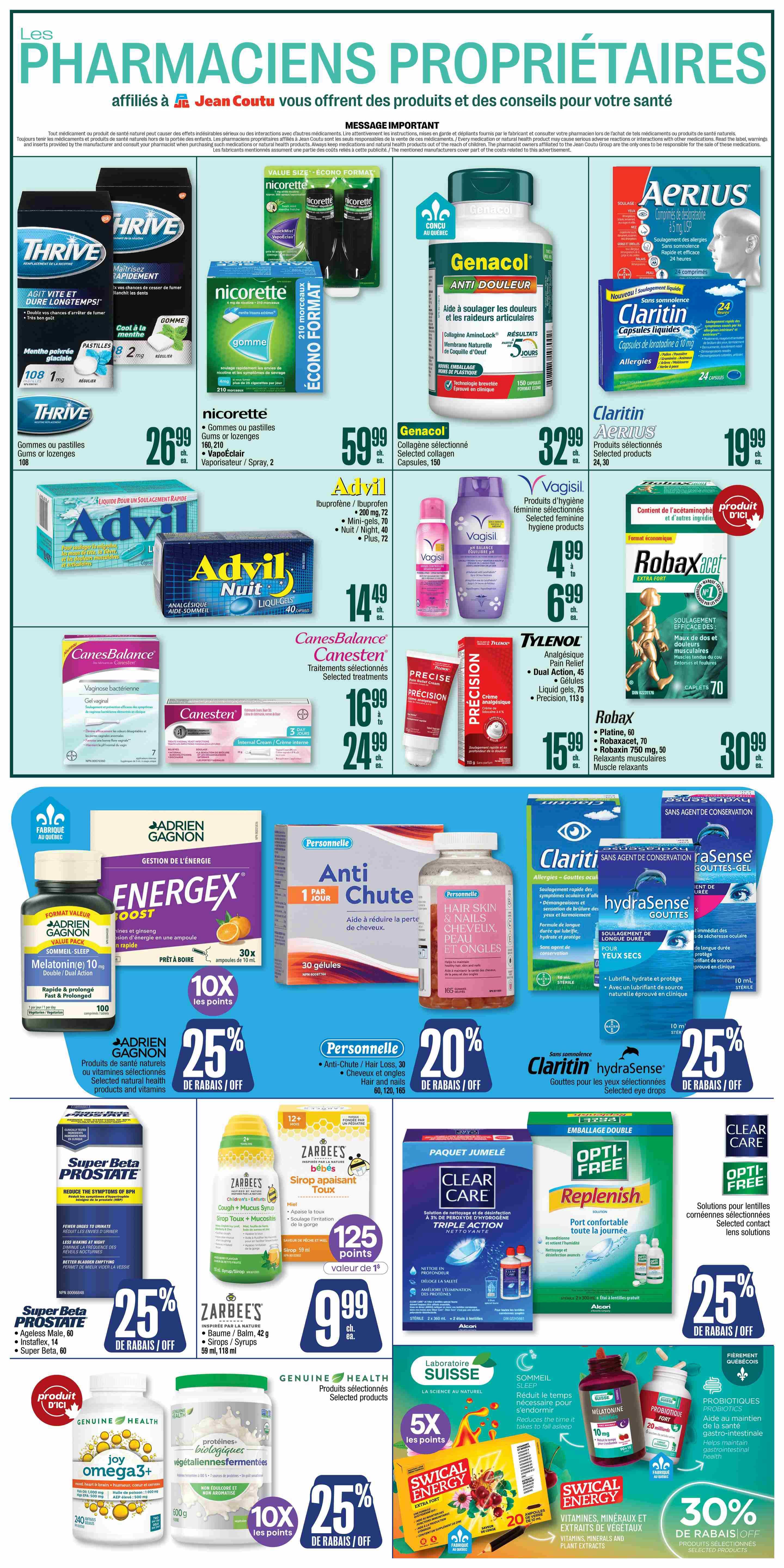 Jean Coutu Flyer August 13 to 19