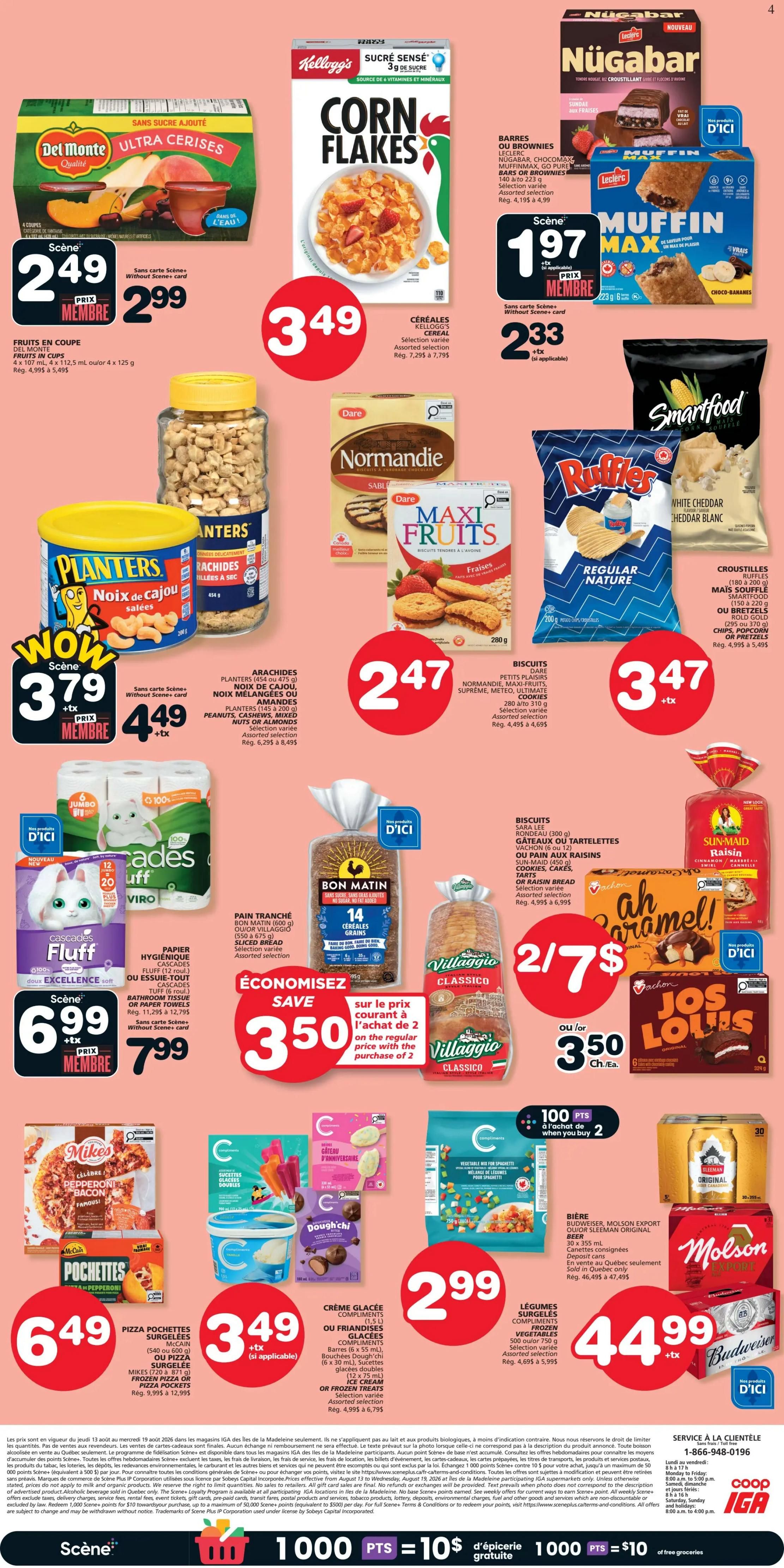 Coop IGA (QC) Flyer August 13 to 19