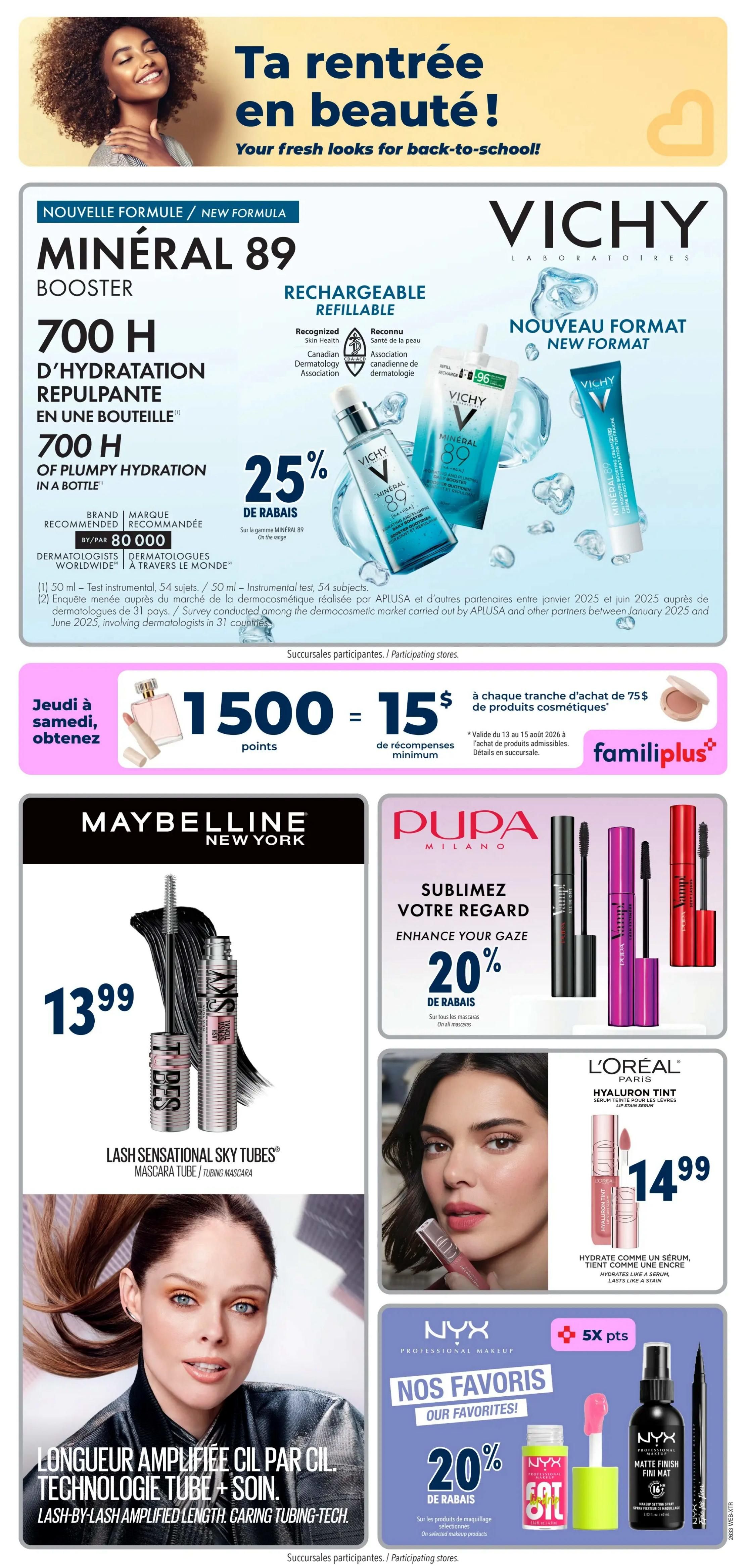 Familiprix Extra Flyer August 13 to 19