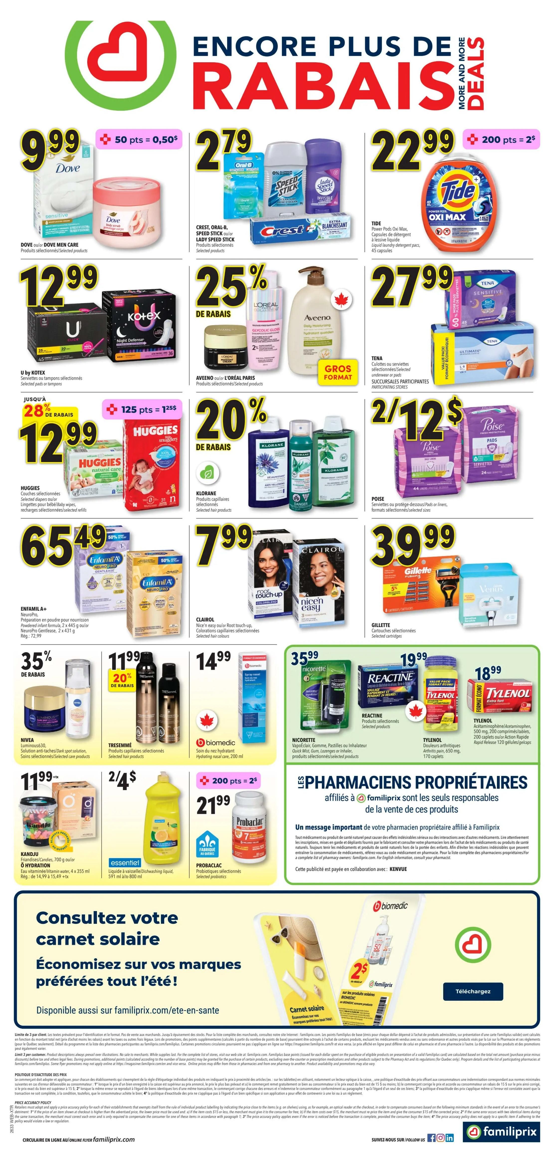Familiprix Extra Flyer August 13 to 19