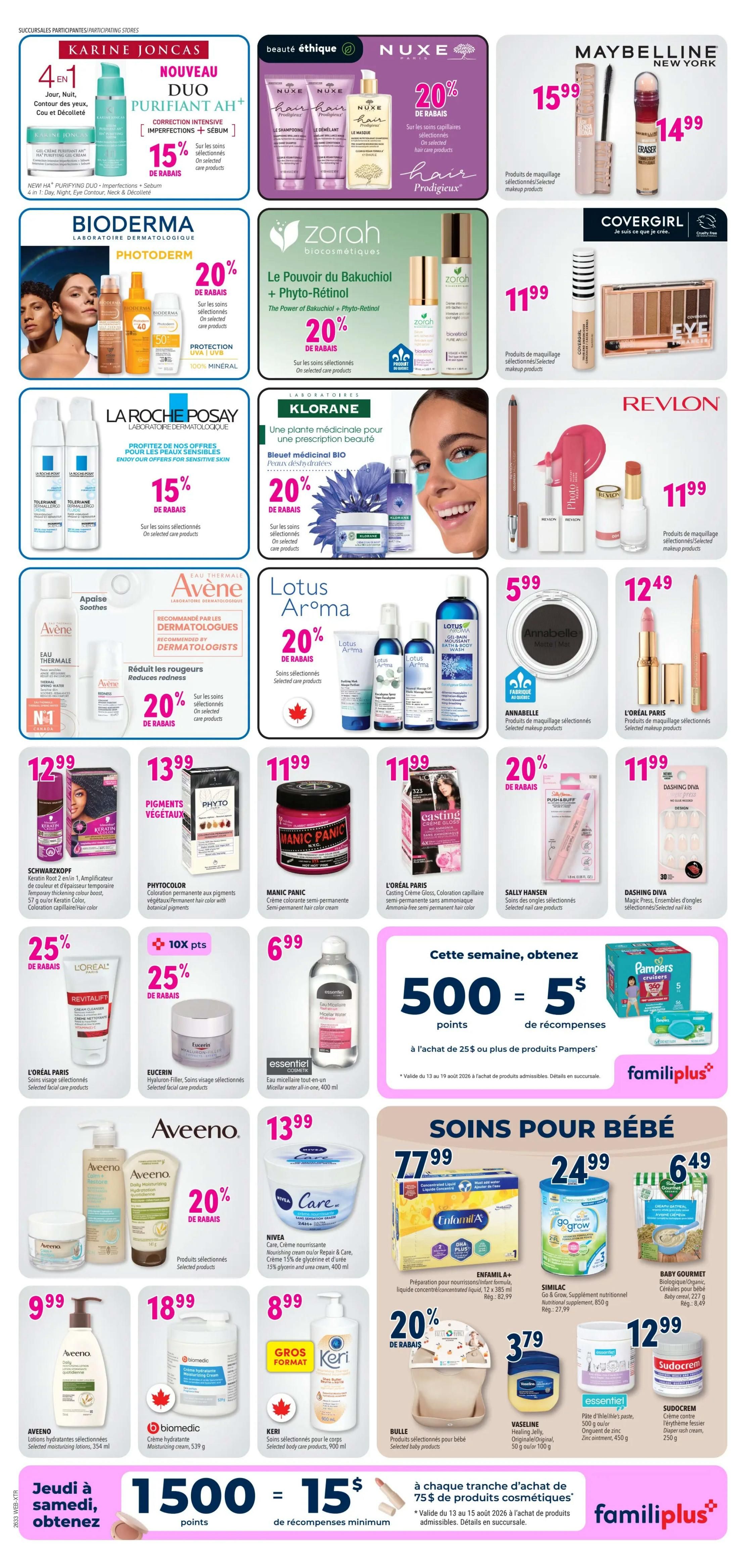Familiprix Extra Flyer August 13 to 19