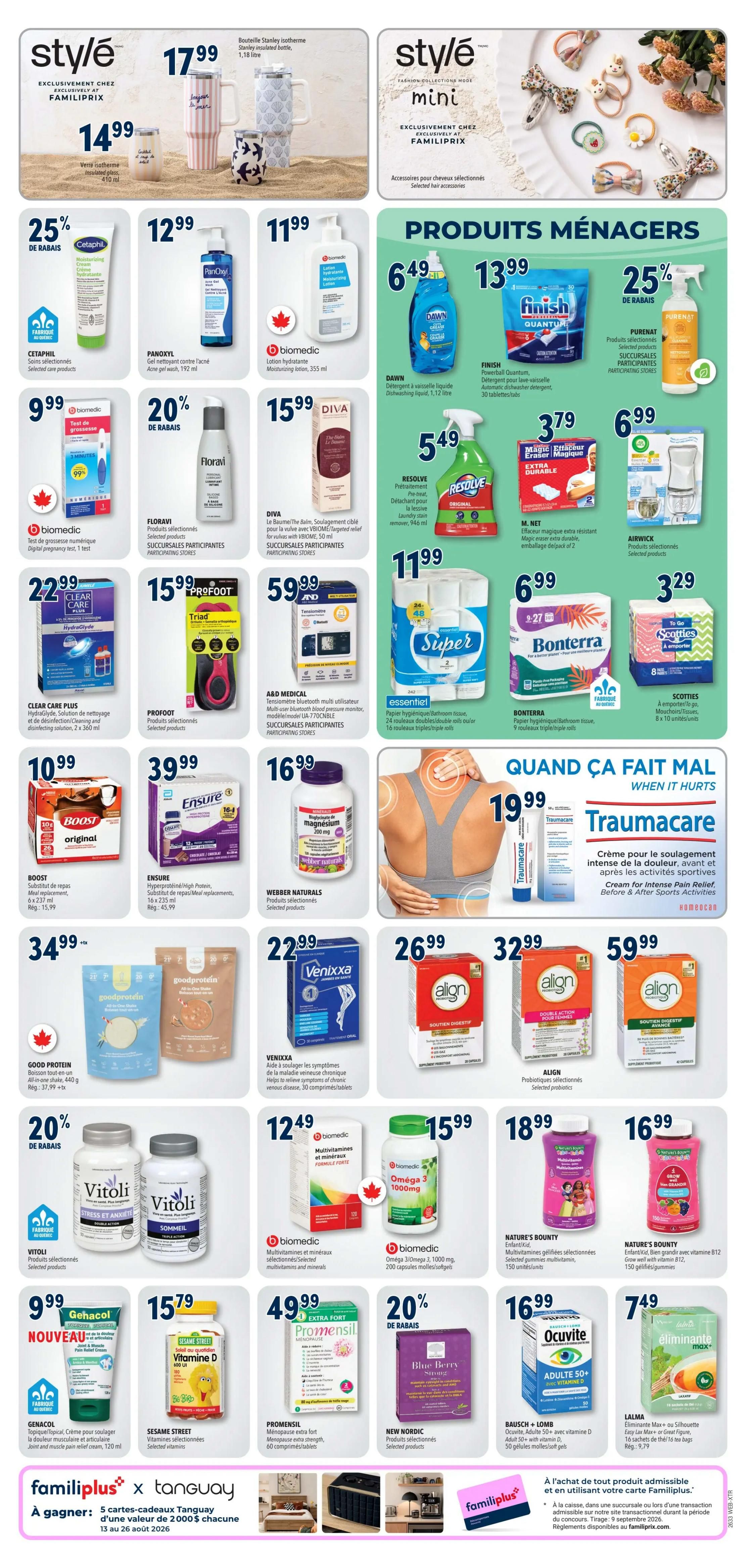 Familiprix Extra Flyer August 13 to 19