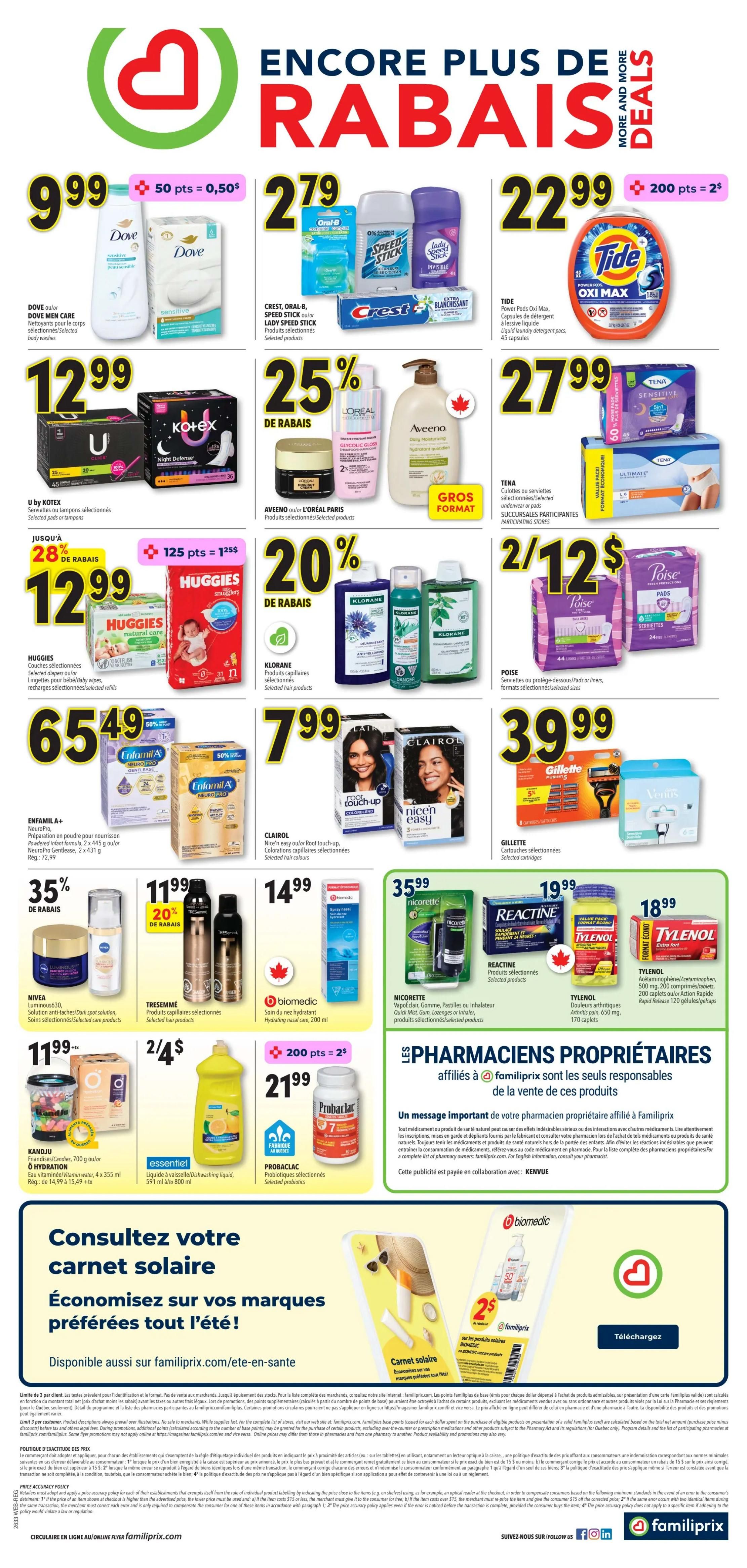 Familiprix Flyer August 13 to 19