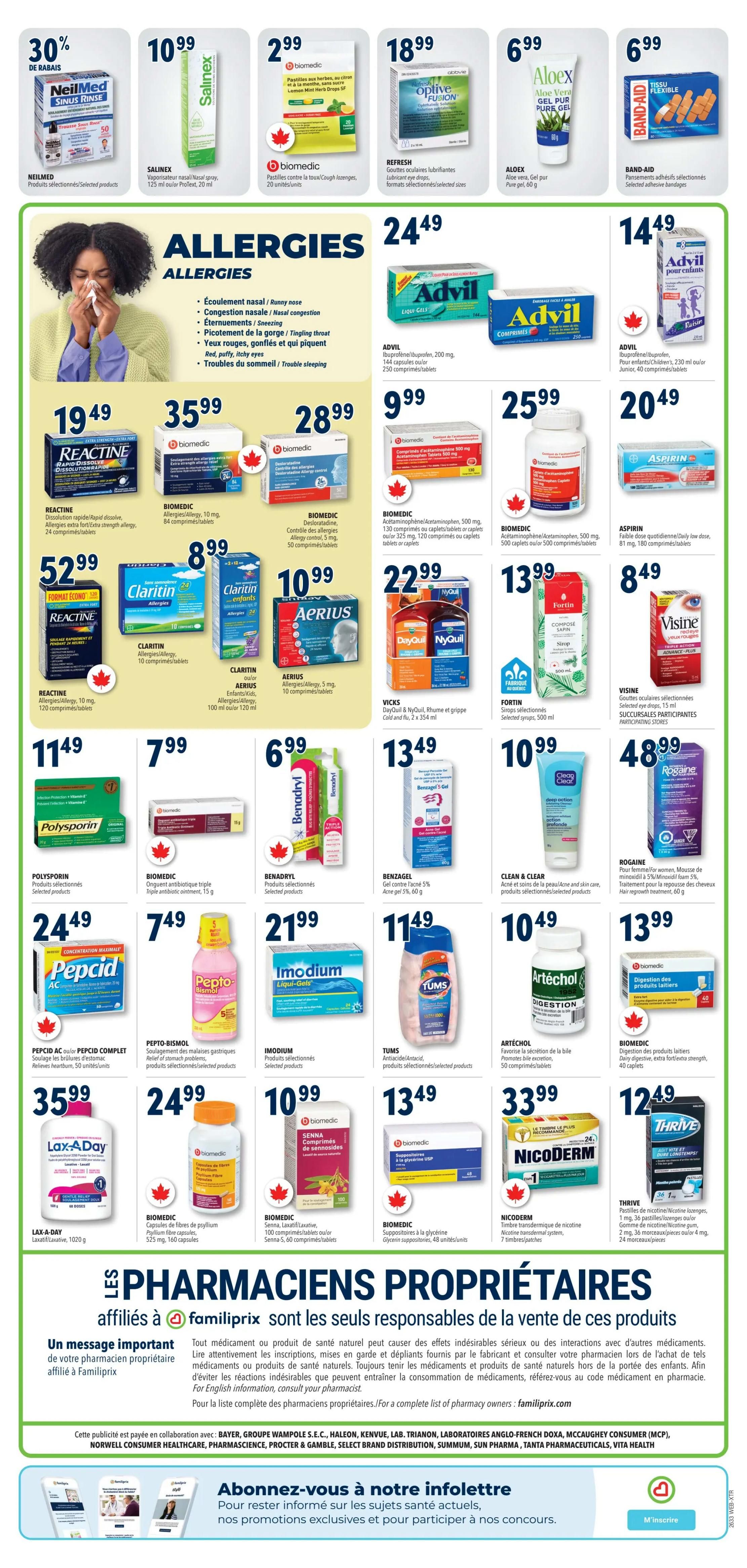 Familiprix Flyer August 13 to 19