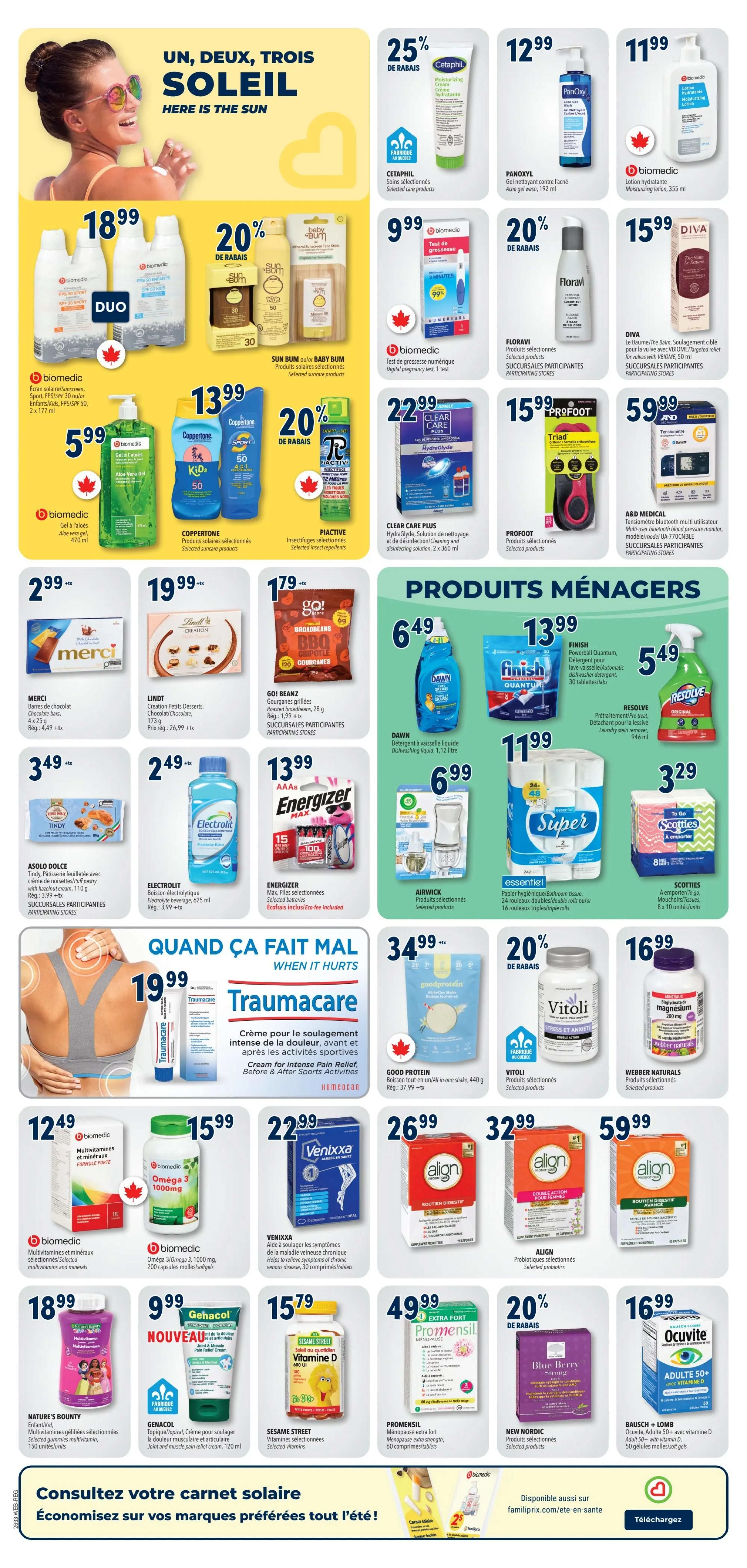 Familiprix Flyer August 13 to 19
