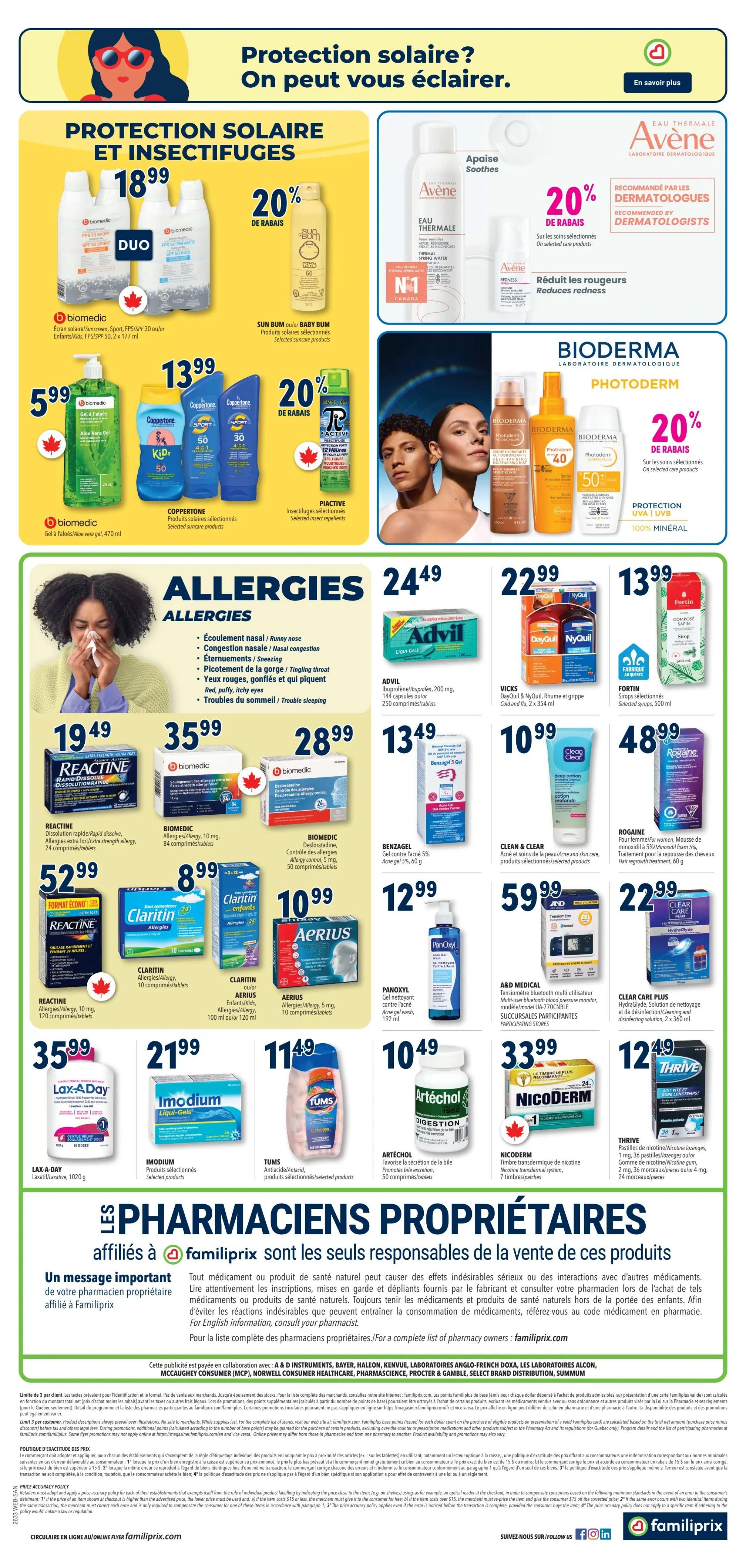 Familiprix Sante Flyer August 13 to 19