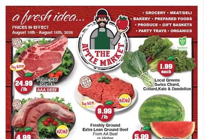 The Apple Market Flyer August 10 to 16