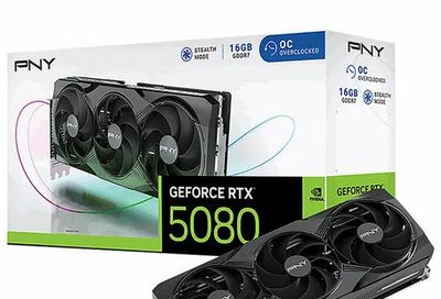 Best Buy: PNY NVIDIA GeForce RTX 5080 16GB GDDR7 Video Card - $1,819.99