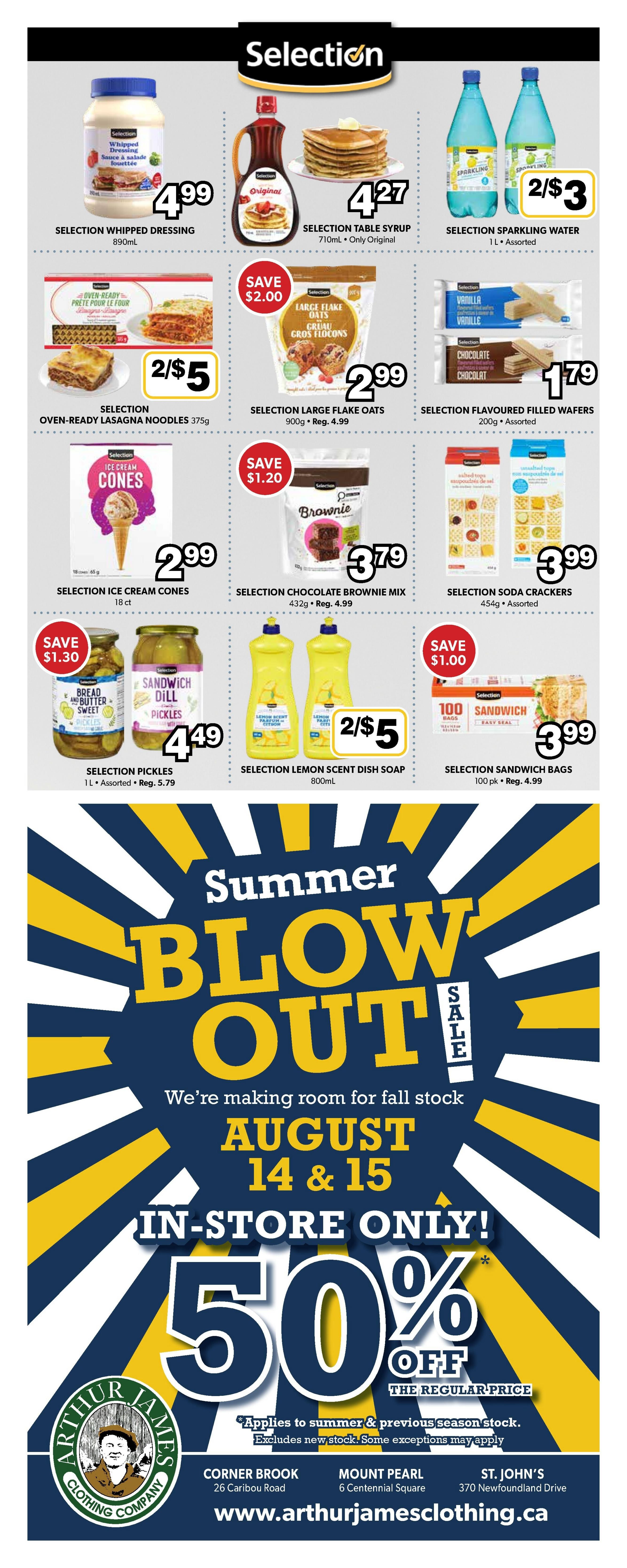 Coleman's Flyer August 13 to 19
