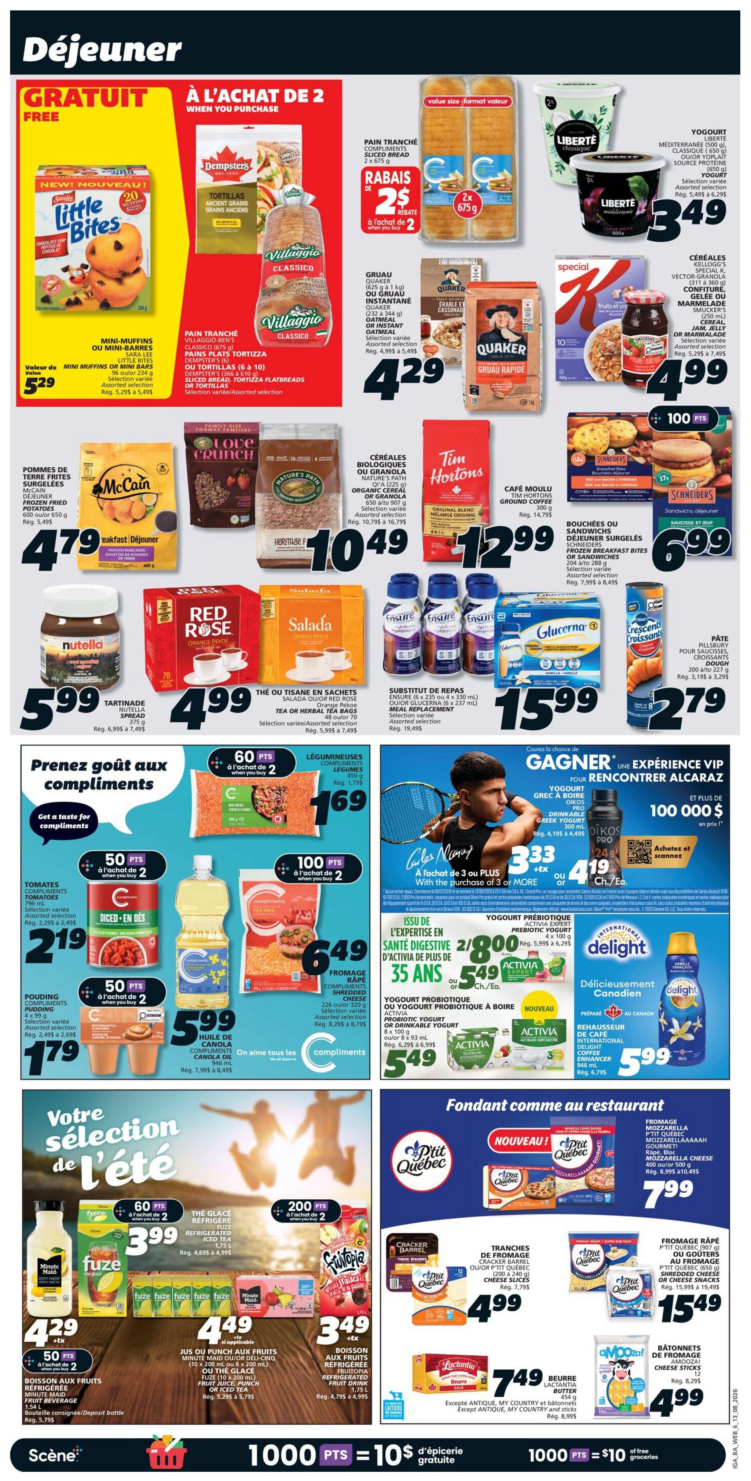 IGA (NB) Flyer August 13 to 19