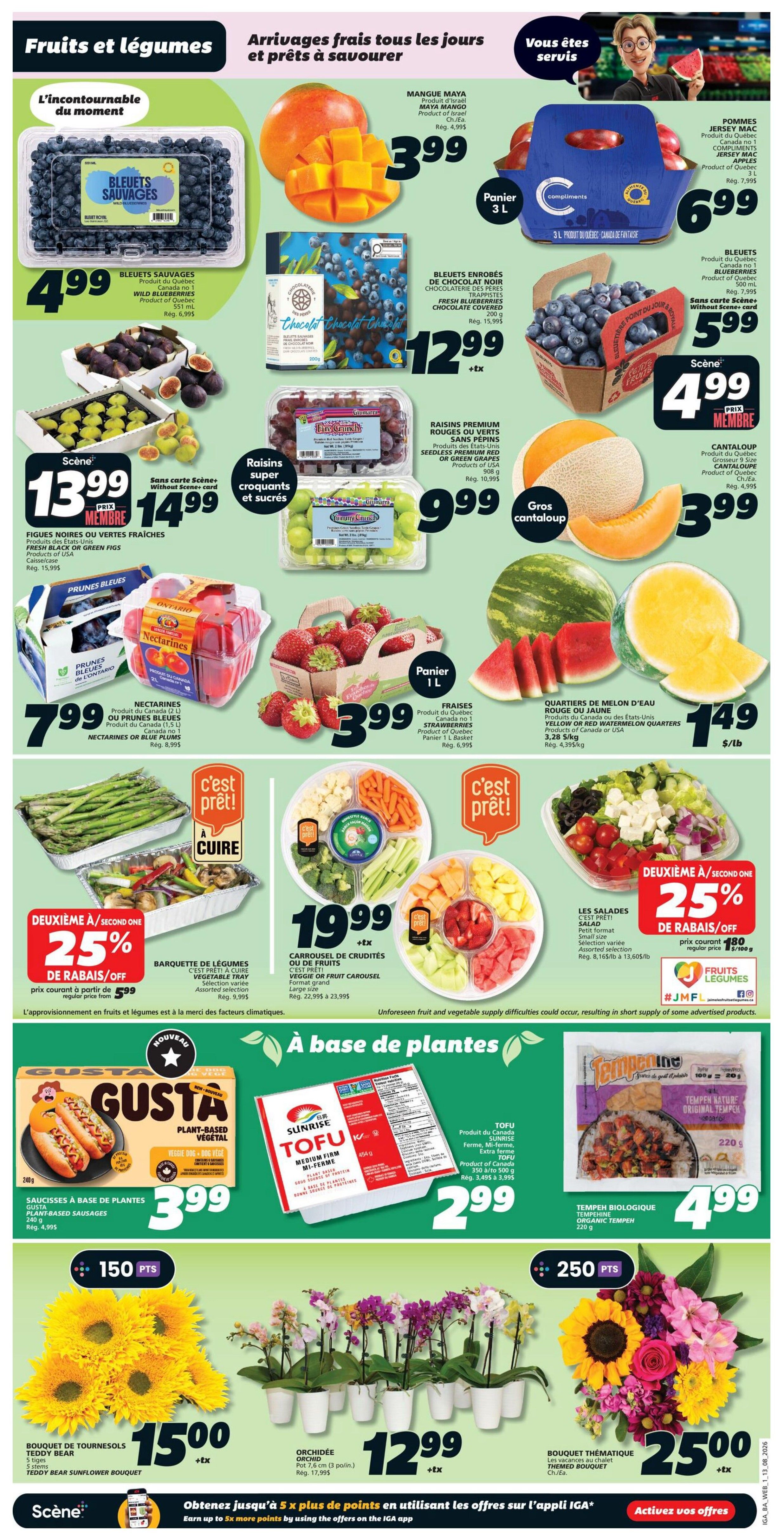 IGA (NB) Flyer August 13 to 19